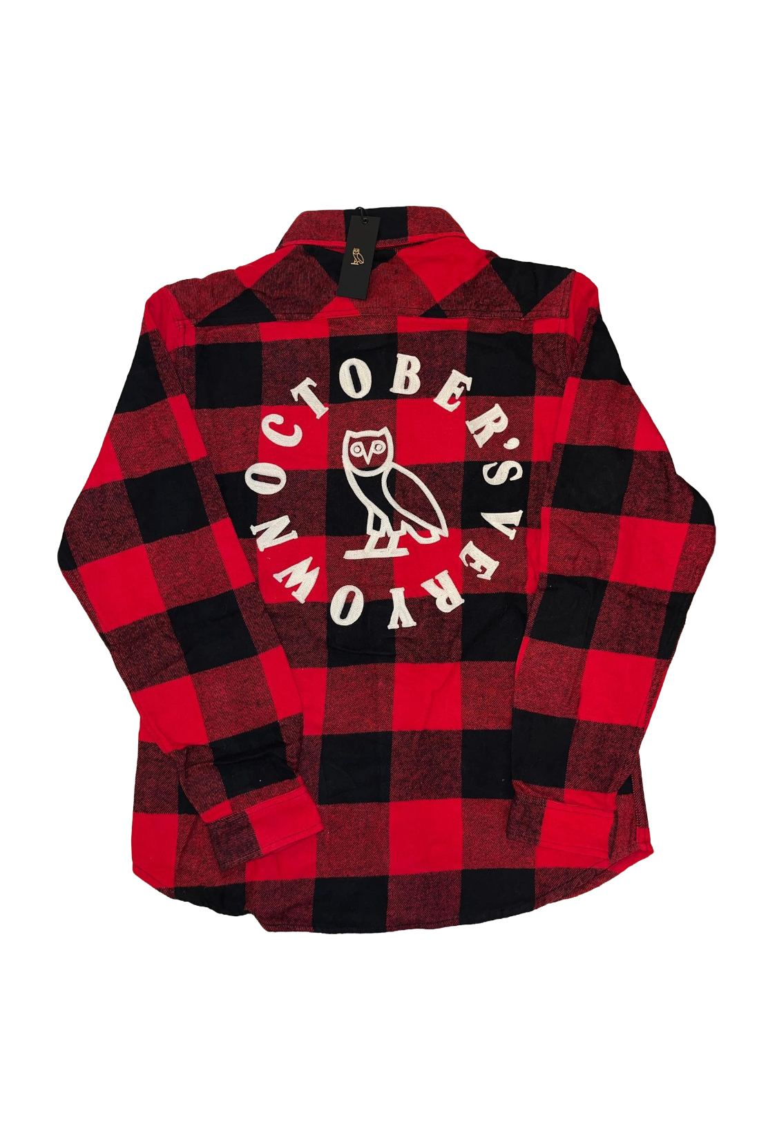 OVO Buffalo Plaid Flannel Embroidered - Red