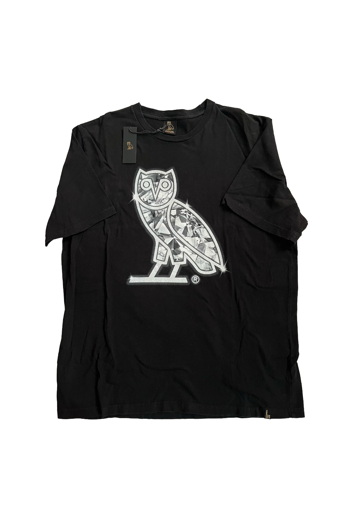 OVO Diamond OG Owl Tee - Black