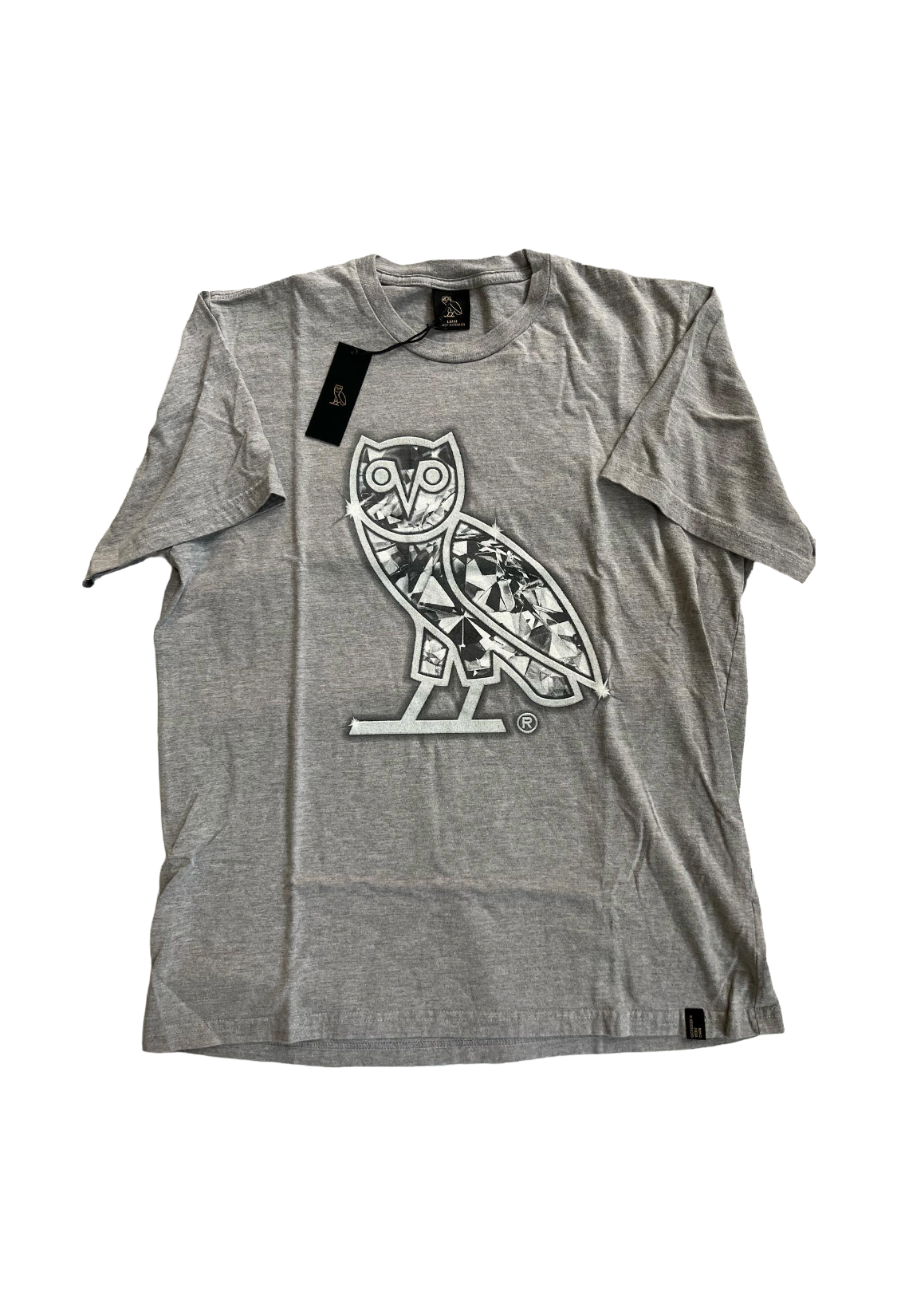 OVO Diamond OG Owl Tee - Grey
