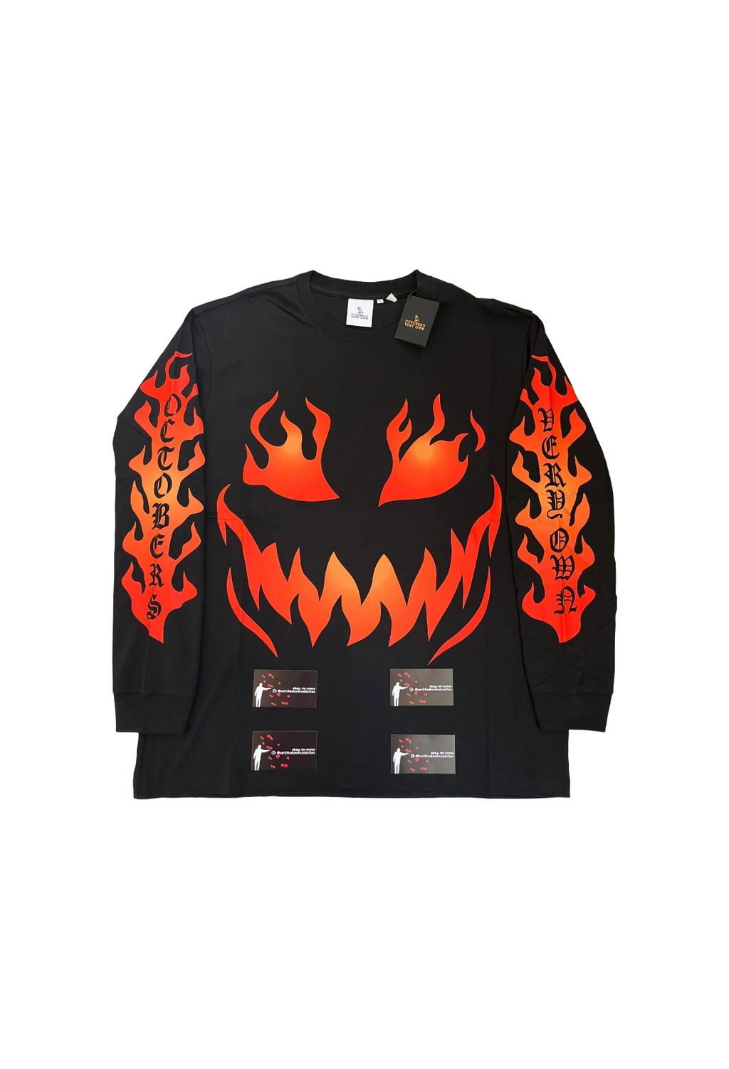 OVO Halloween Gang Halloween Long Sleeve Shirt - Black