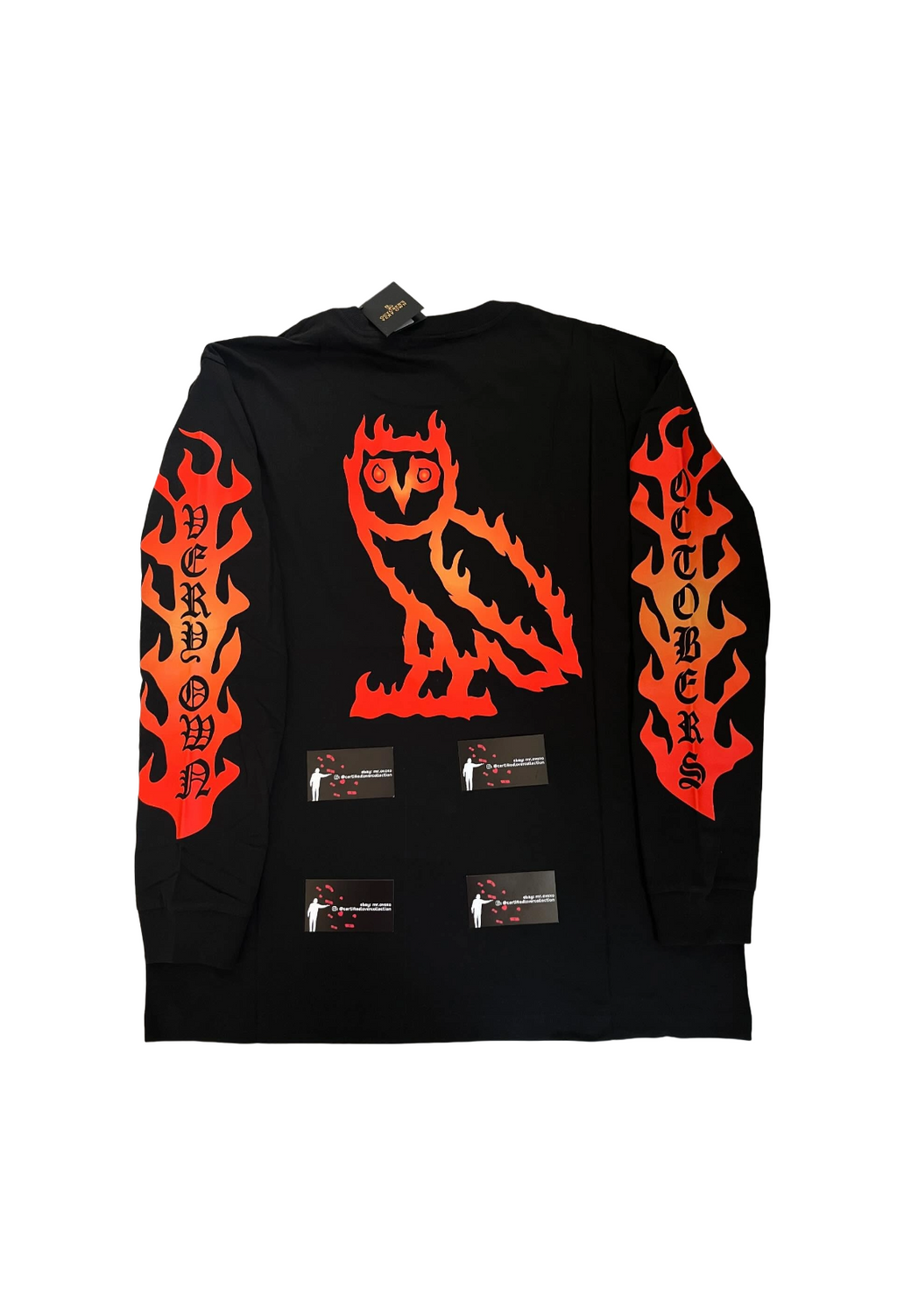 OVO Halloween Gang Halloween Long Sleeve Shirt - Black