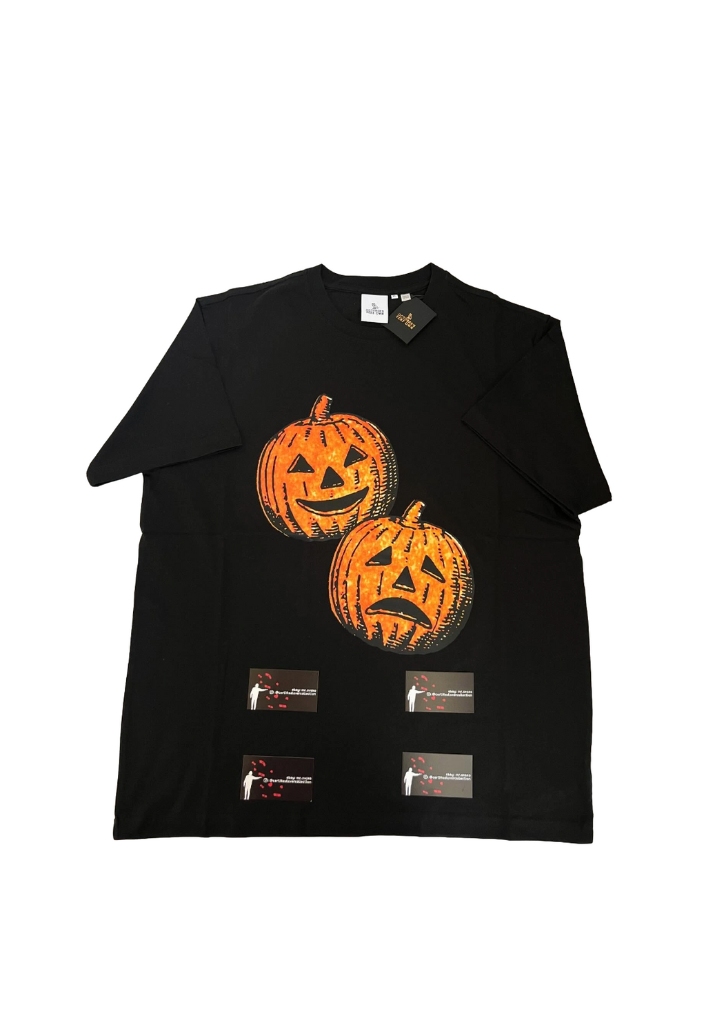 OVO Halloween Gang Pumpkin T-shirt - Black