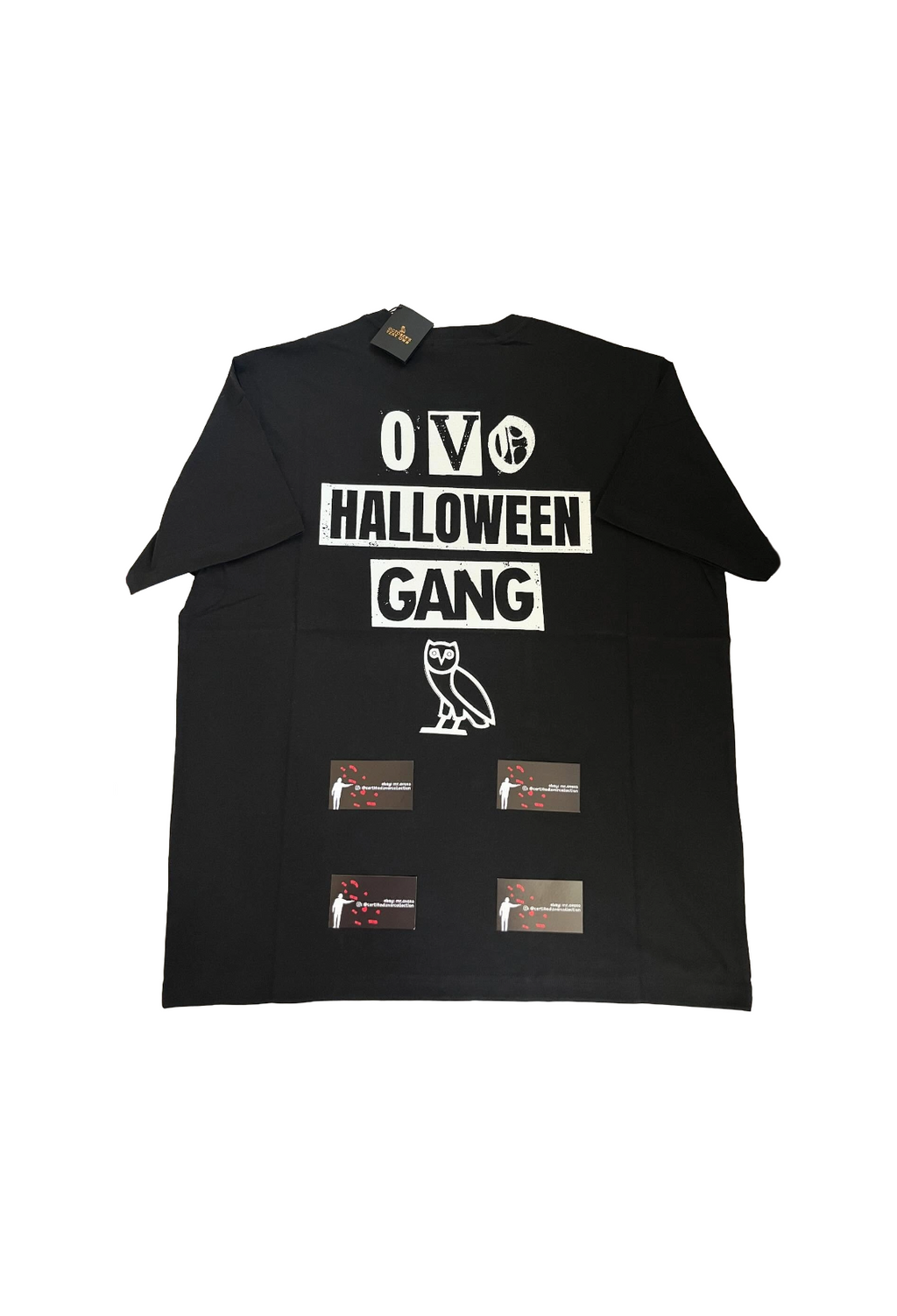 OVO Halloween Gang Pumpkin T-shirt - Black
