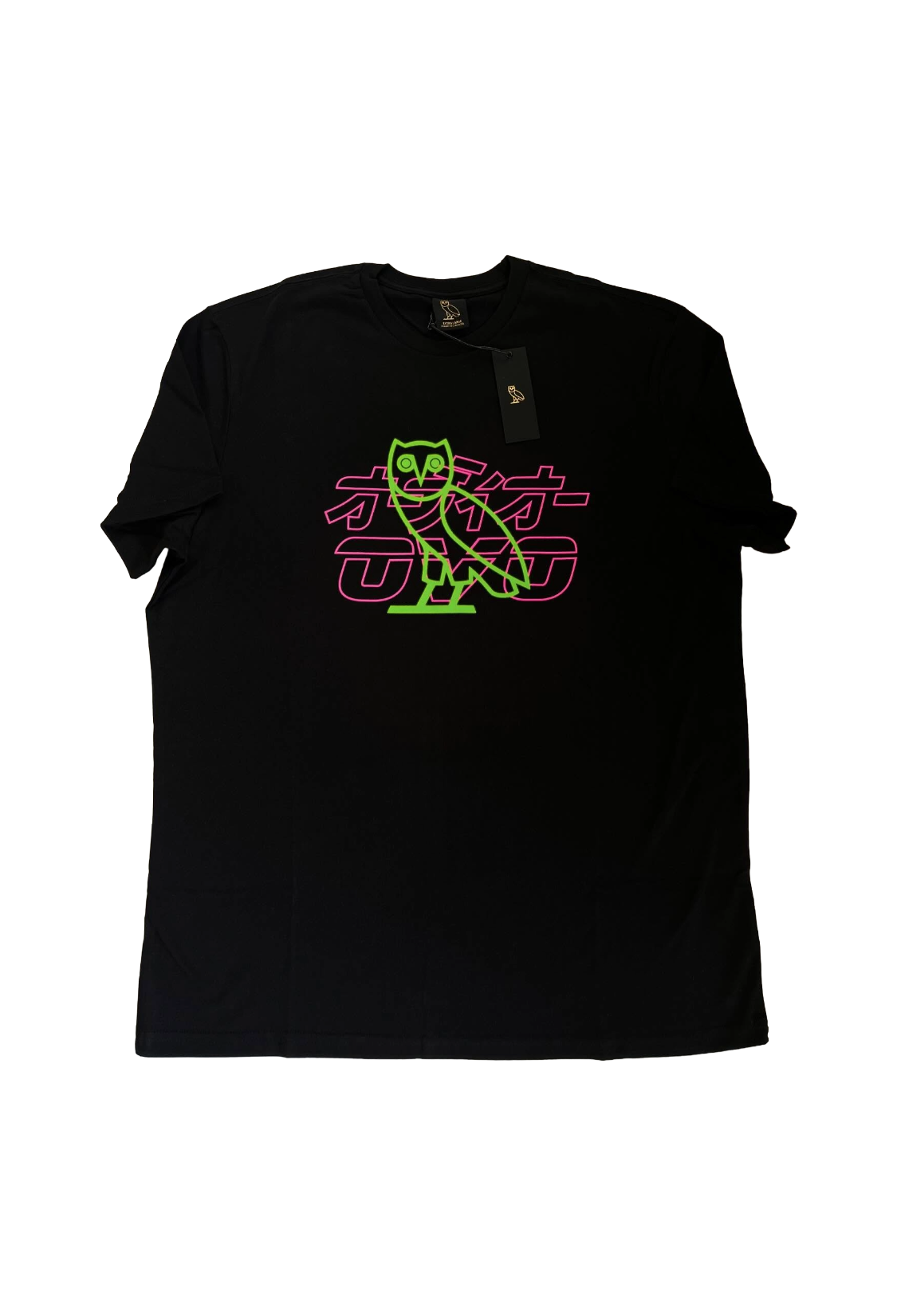 OVO Japanese Neon Lights Tee 2020 - Black