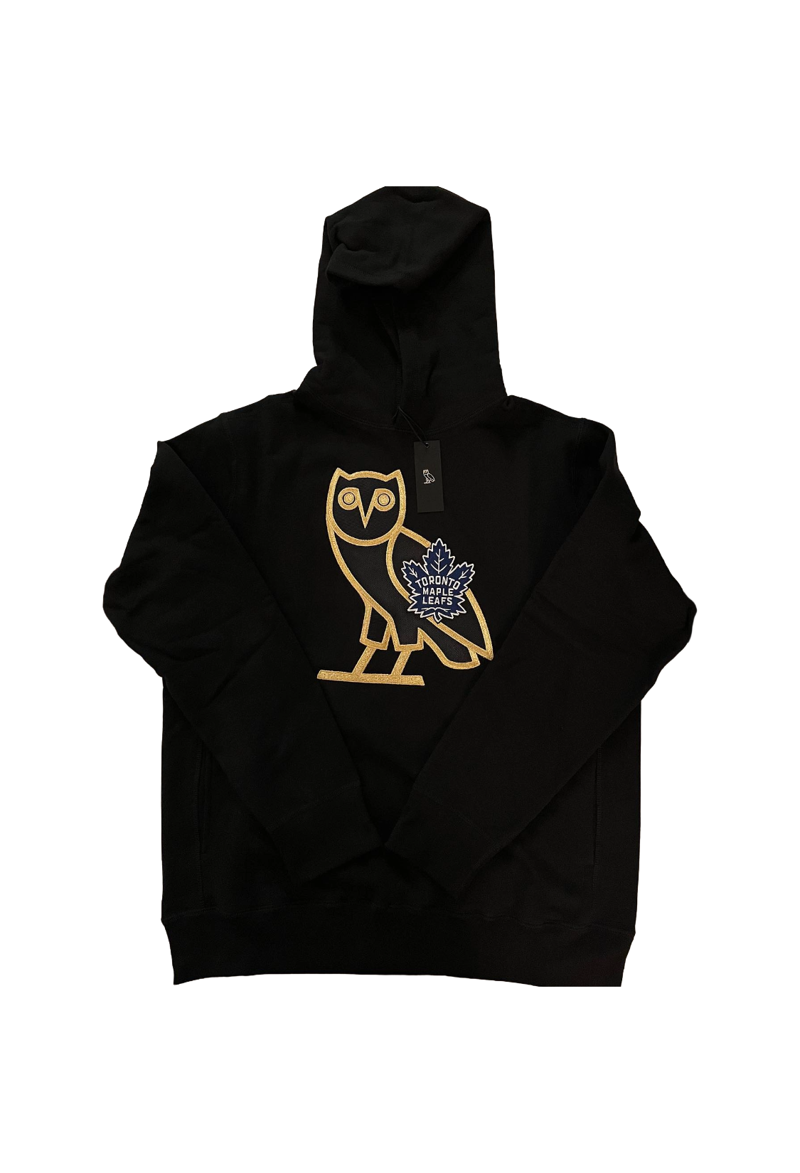 OVO x NHL Toronto Maple Leafs OG Owl Logo Hoodie - Black
