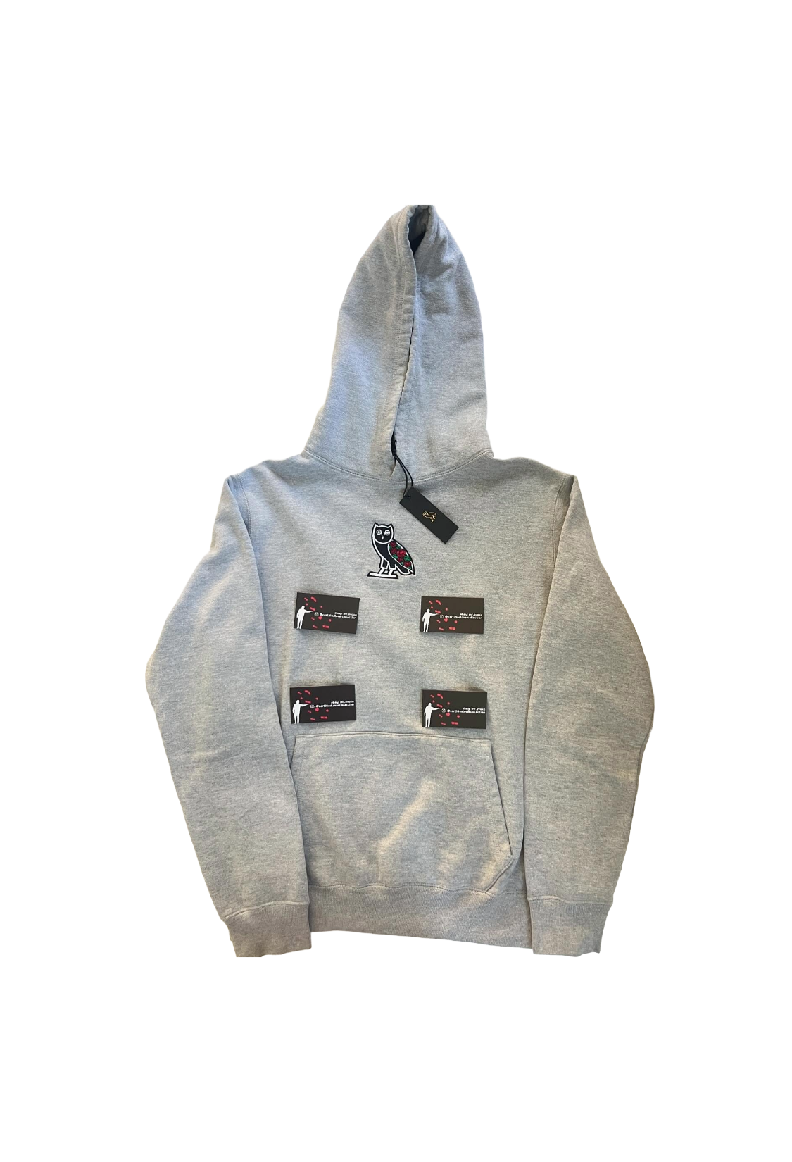 OVO Sandra’s Rose Classic Owl Hoodie - Grey