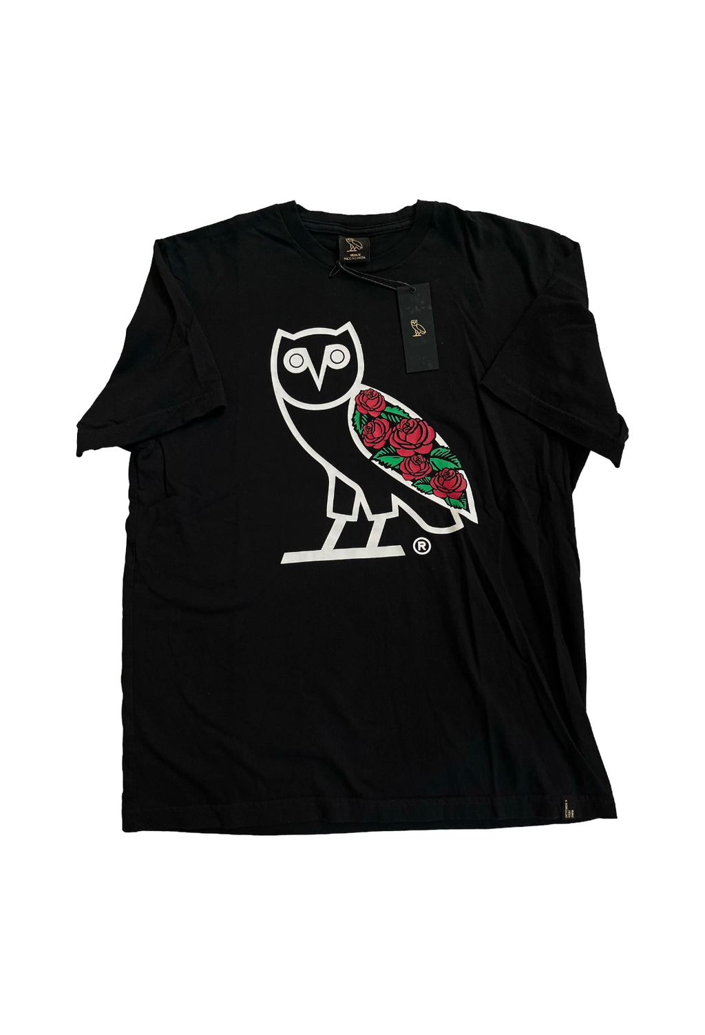 OVO Sandra’s Rose OG Owl Tee - Black