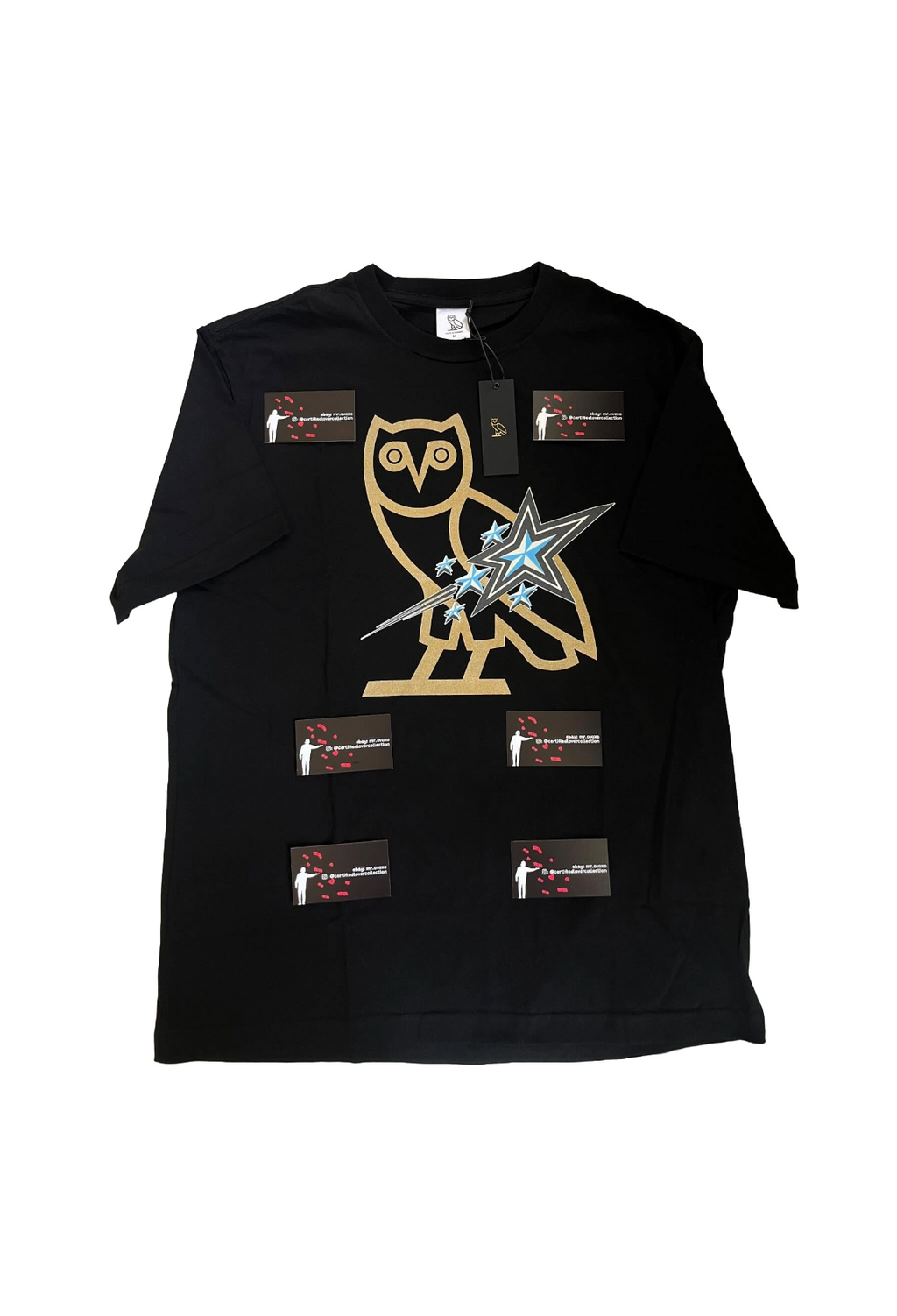 OVO x Scarborough Shooting Stars OG Owl Tee 2022 - Black