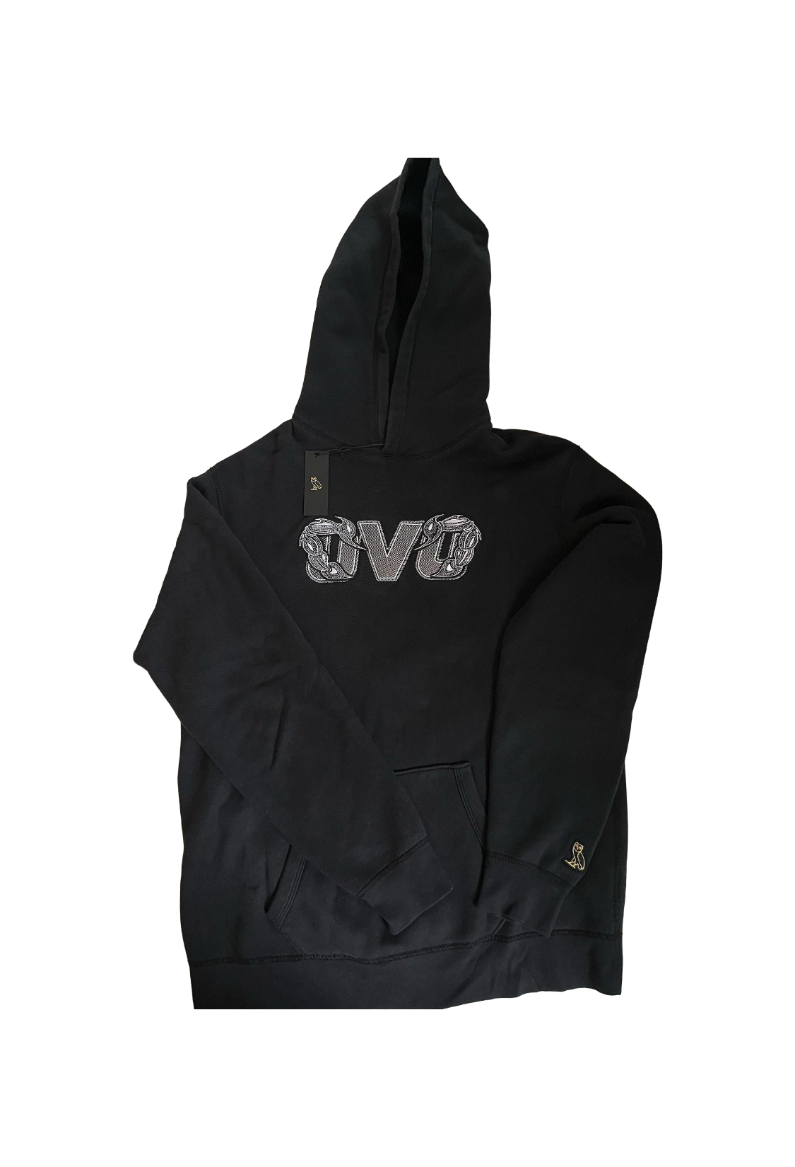 OVO Scorpion Runner Embroidered Hoodie - Black