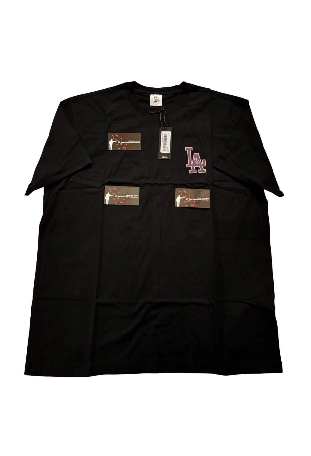 OVO The Grove LA Shop Exclusive Lakers Themed Tee - Black