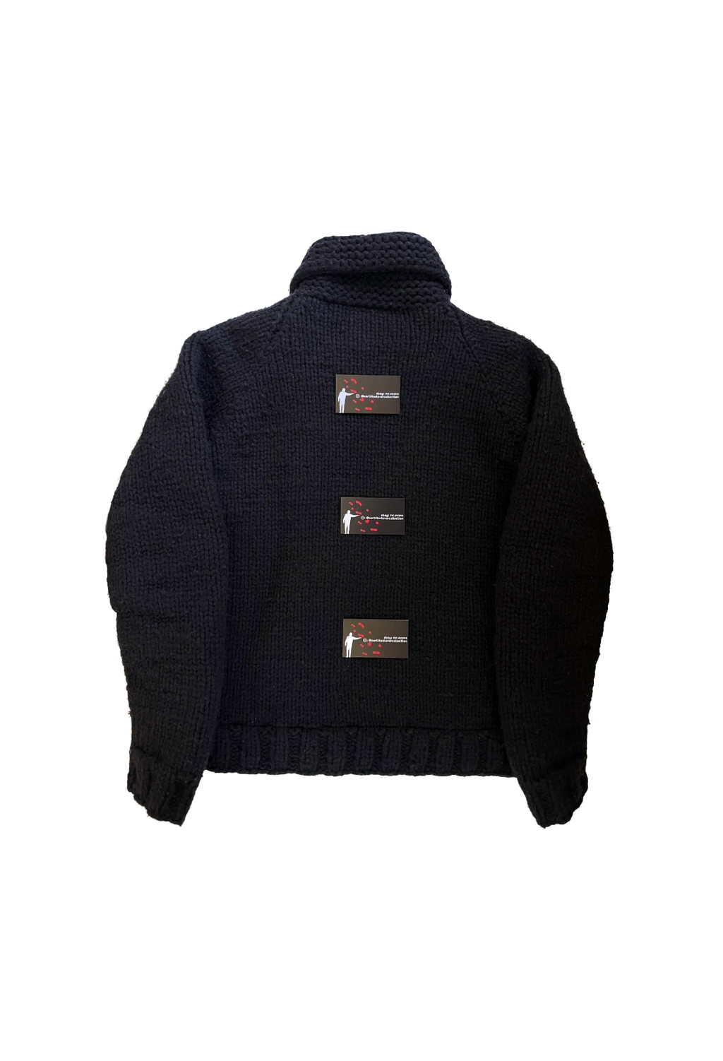 OVO Wool Cowichan Jacket - Black