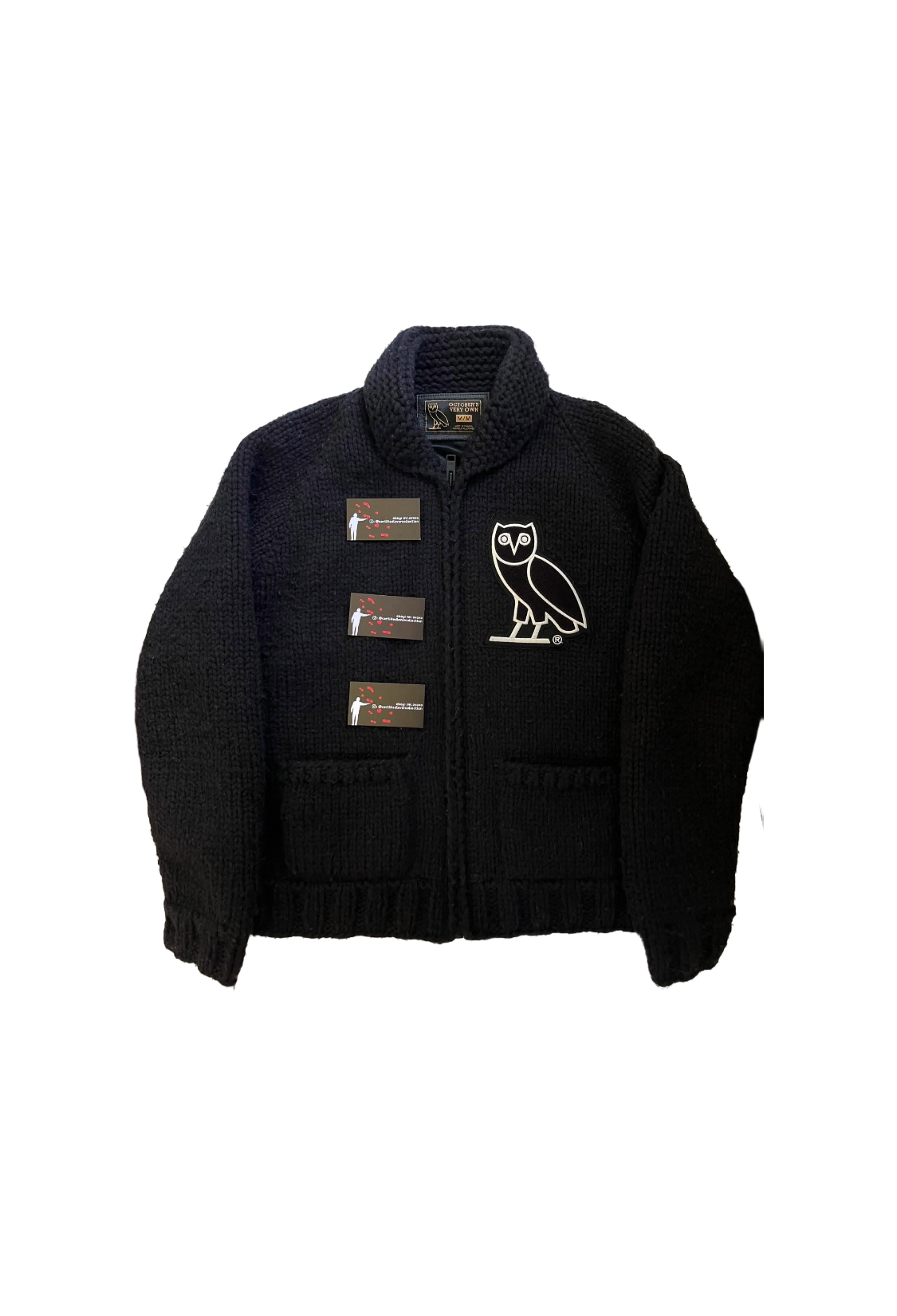 OVO Wool Cowichan Jacket - Black