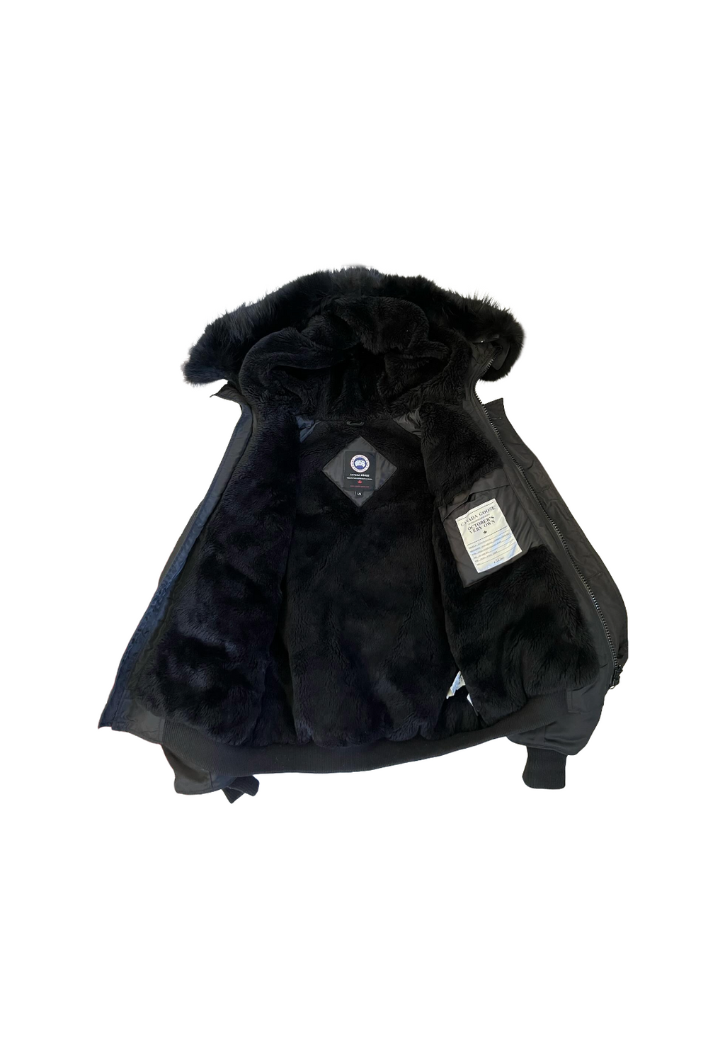OVO x Canada Goose Coyote Fur Chilliwack Bomber 2010 - Black