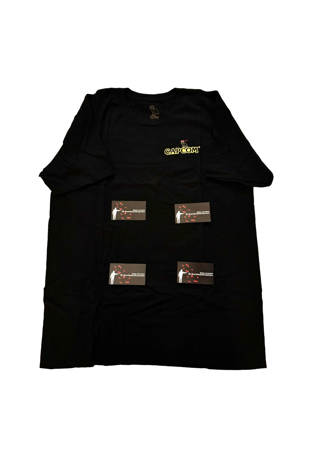 OVO x Capcom Drake Vs Lil Wayne Tour Street Fighter Tee 2014 - Black