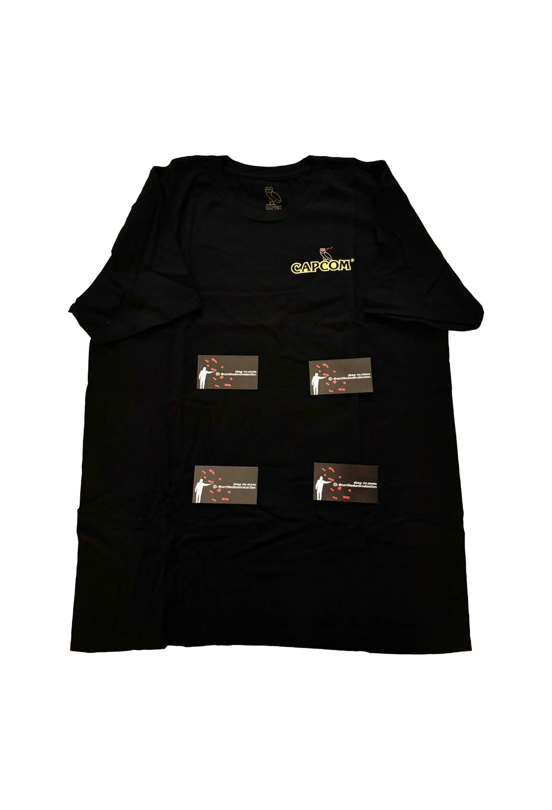 OVO x Capcom Drake Vs Lil Wayne Tour Street Fighter Tee 2014 - Black