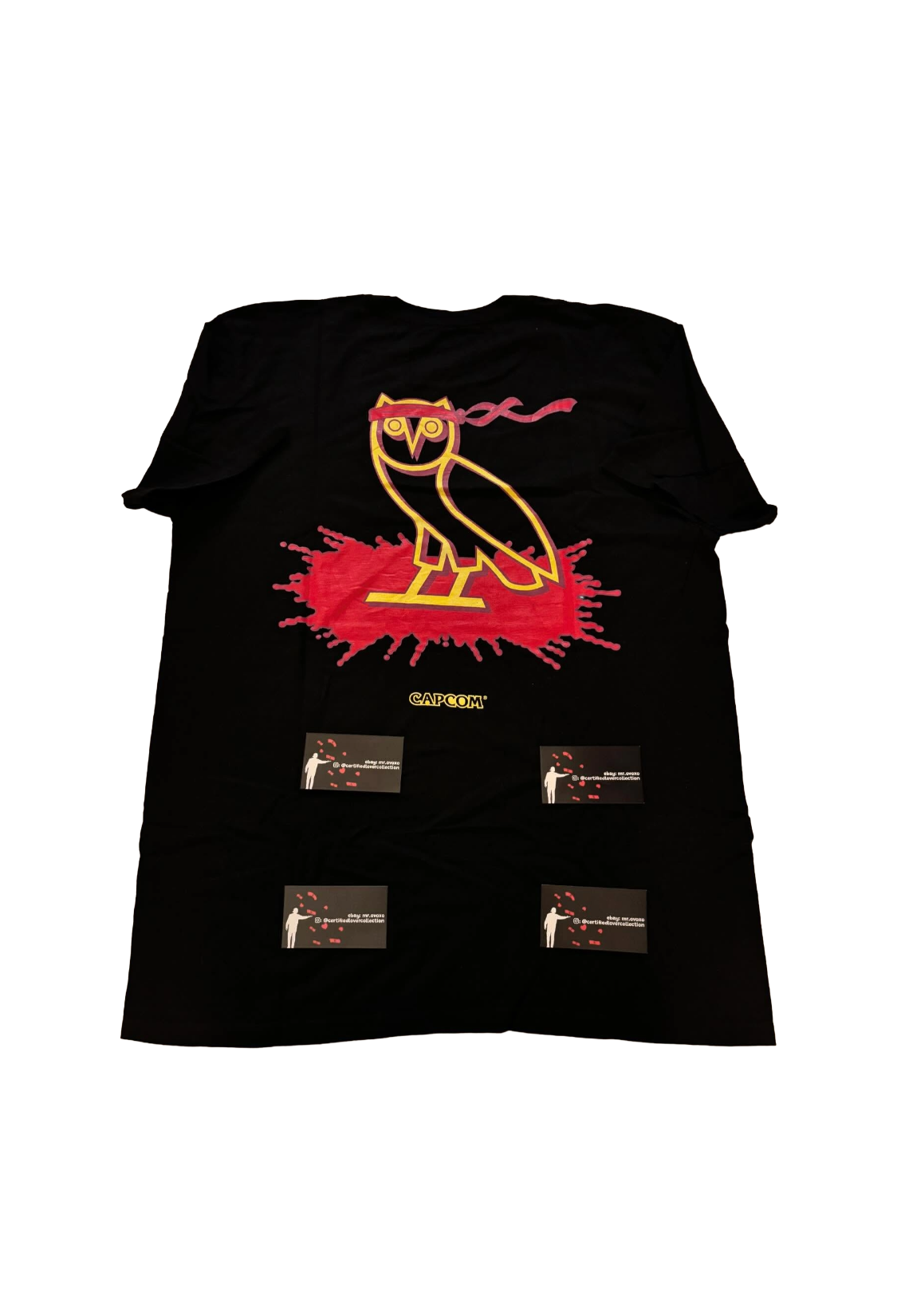 OVO x Capcom Drake Vs Lil Wayne Tour Street Fighter Tee 2014 - Black
