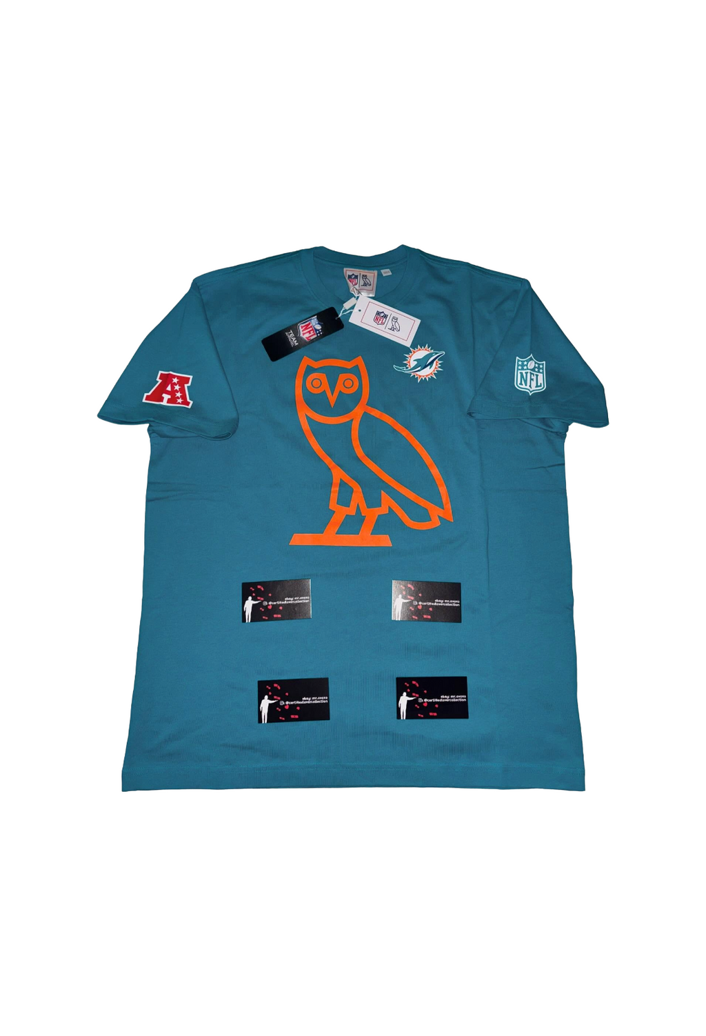 OVO x Dolphins OG Owl Tee 2023 - Teal