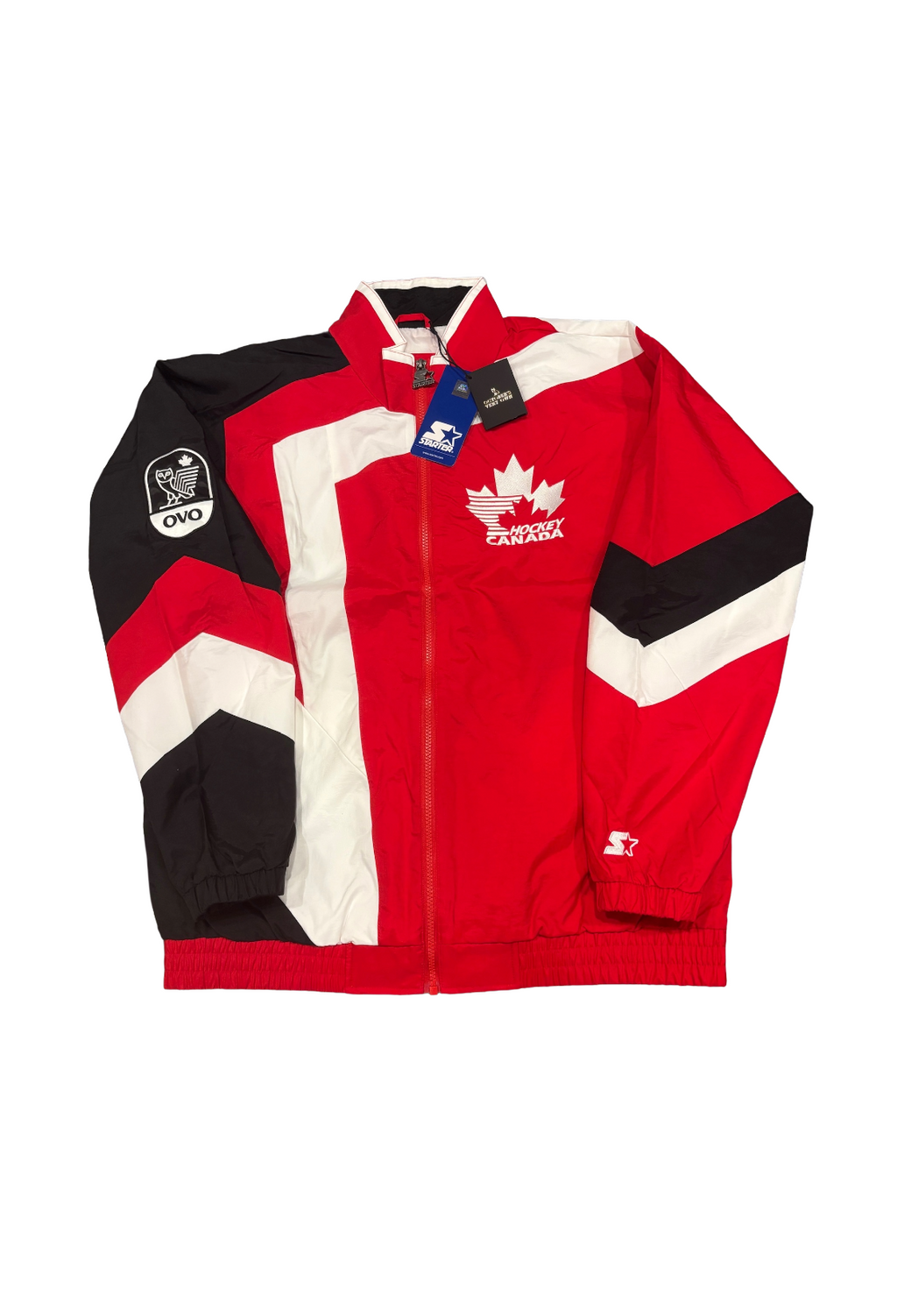 OVO x Hockey Canada Starter Jacket - Red