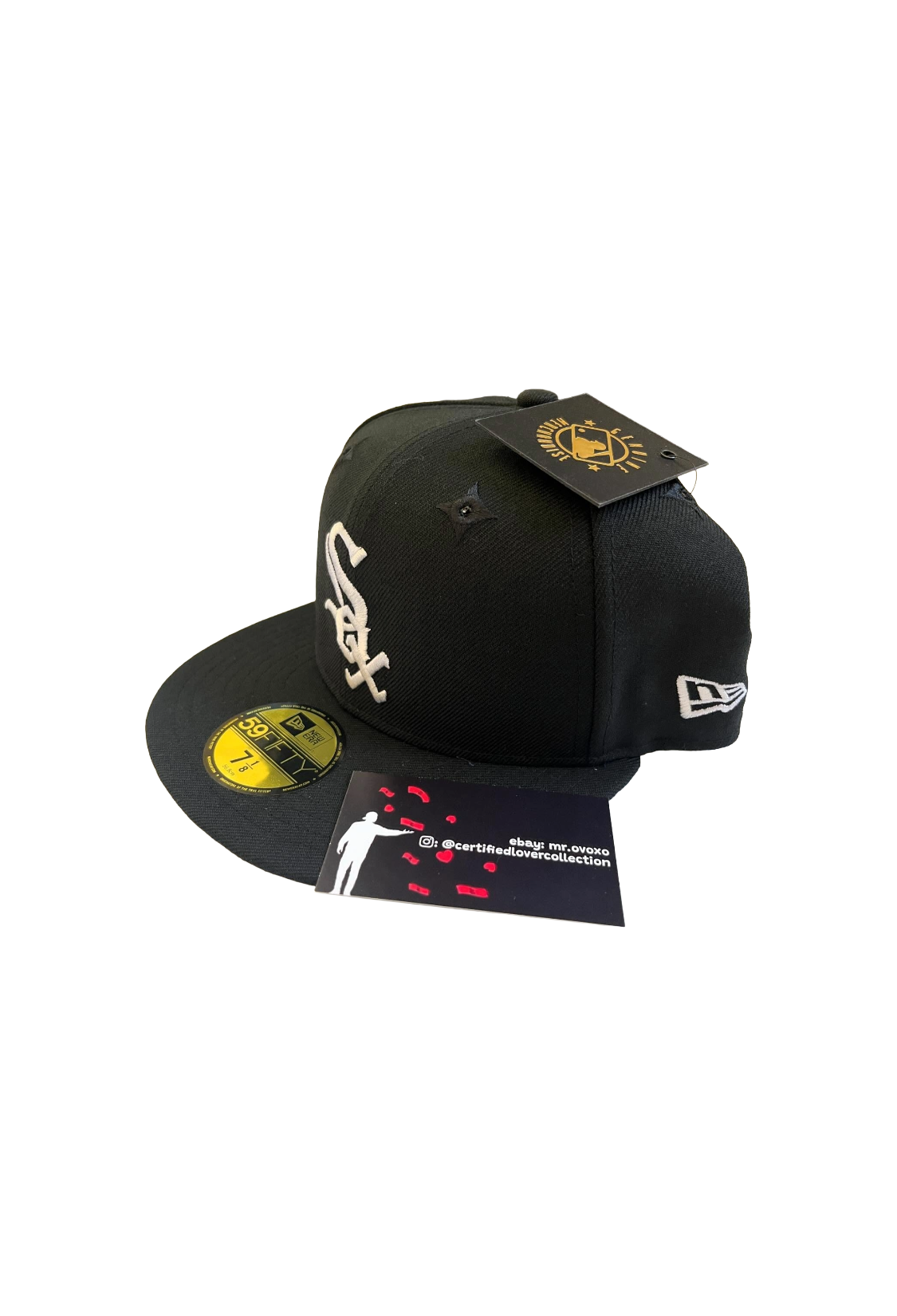 OVO x MLB White Sox Fitted Hat 2023 - Black
