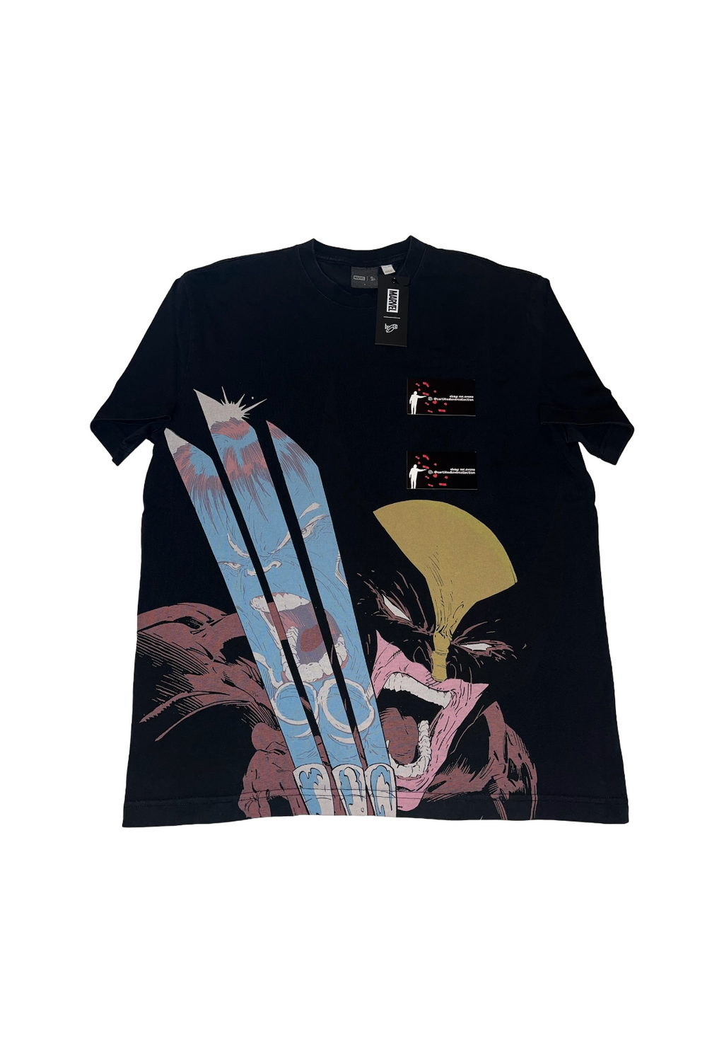 OVO x Marvel Wolverine Graphic Masthead Tee - Black