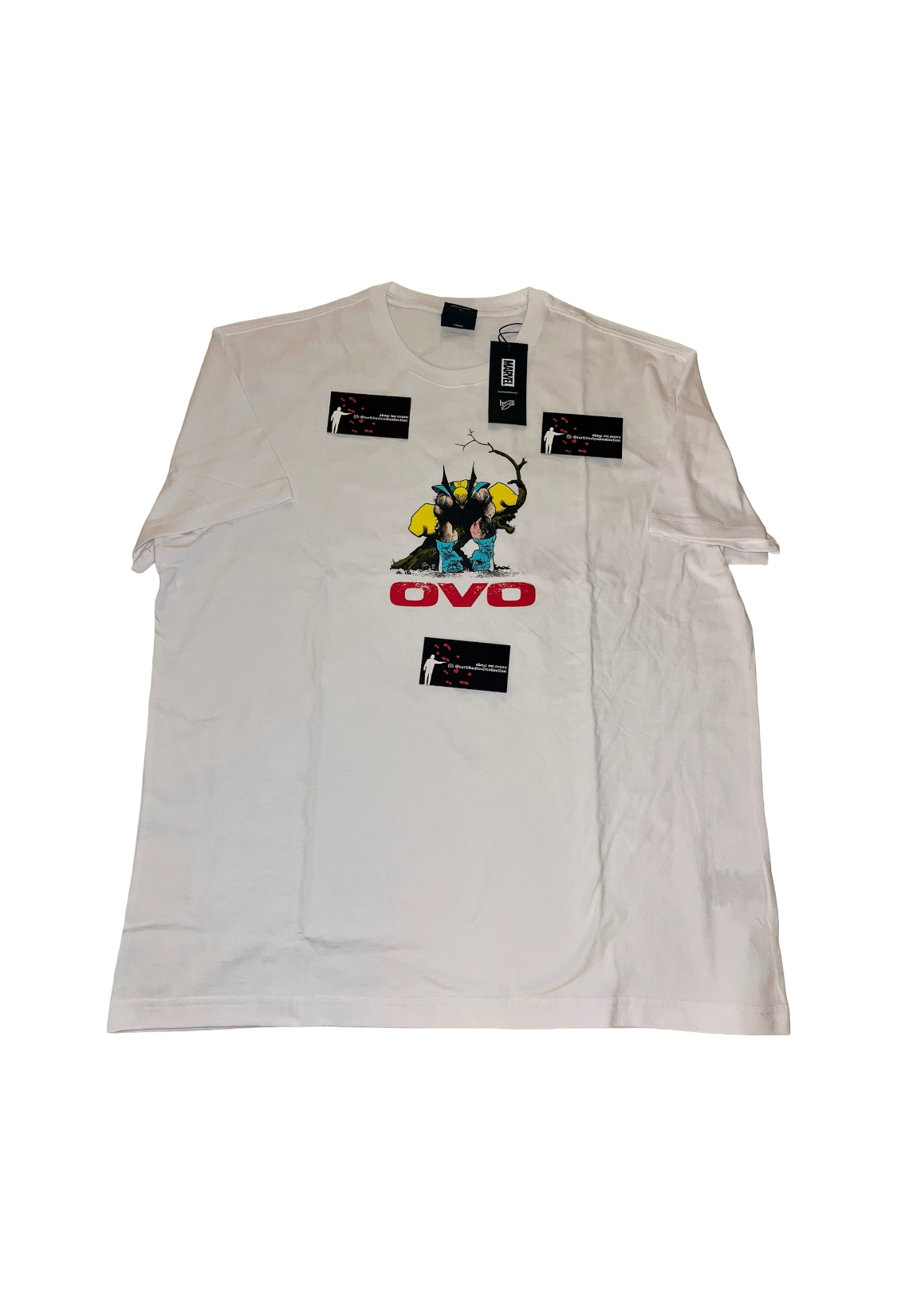 OVO x Marvel Wolverine Tee - White