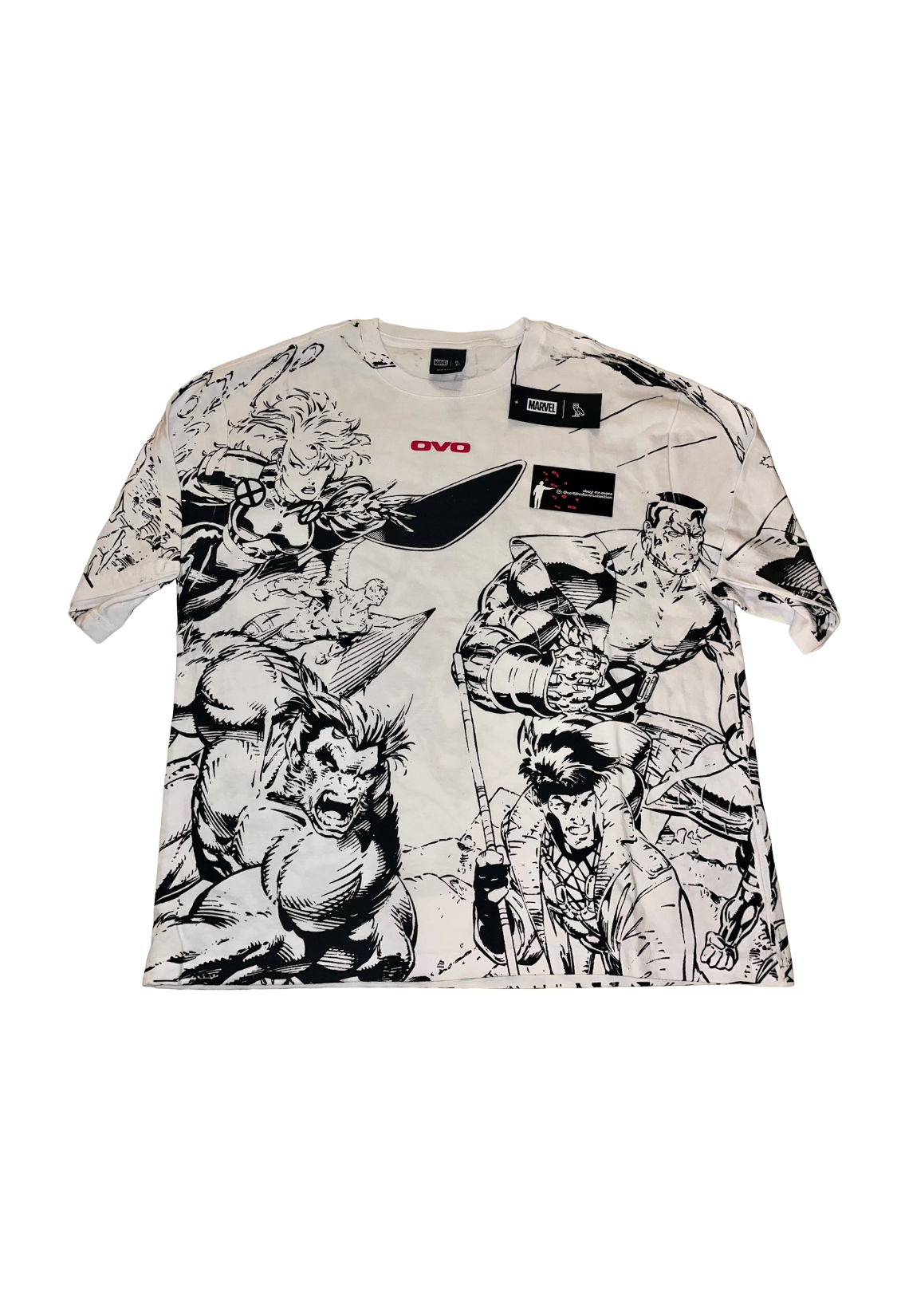 OVO x Marvel X-Men Splash Page Tee - White