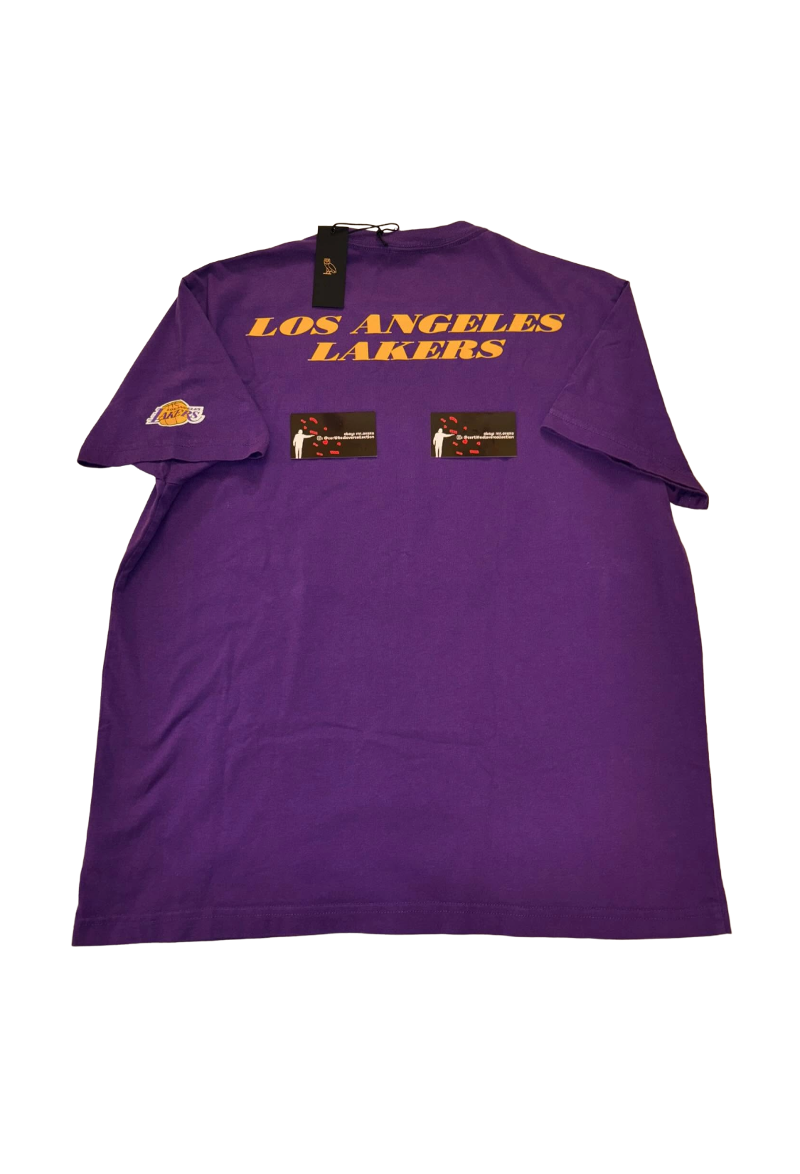 OVO x NBA Lakers OG Owl Tee - Purple