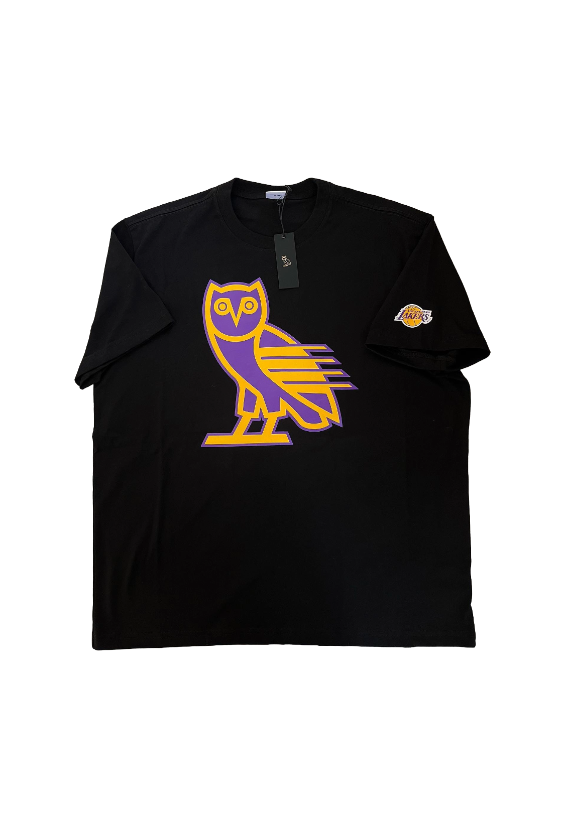 OVO x NBA LA Lakers OG Owl Tee - Black