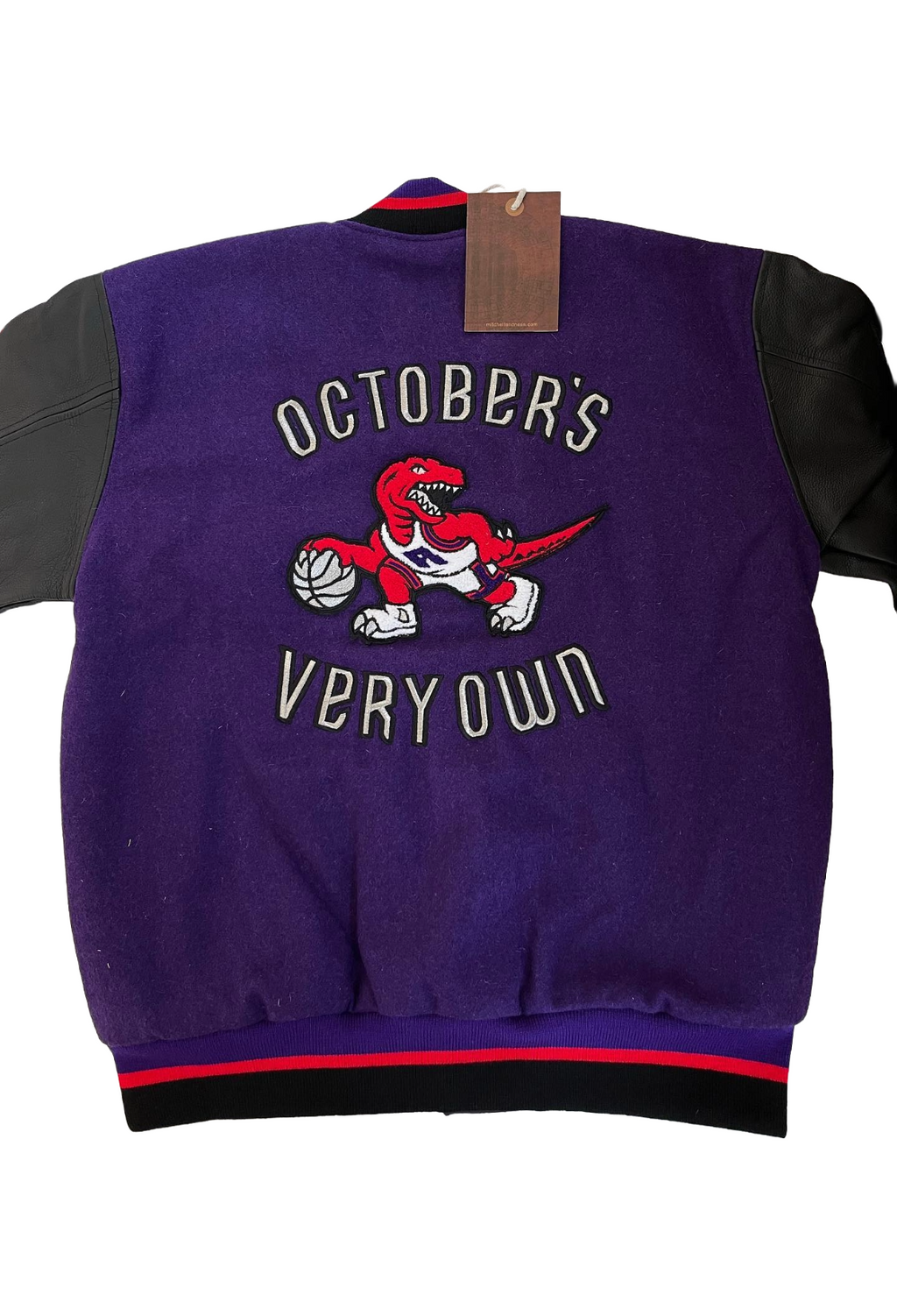 OVO x NBA Raptors x Mitchell & Ness Varsity Jacket 2022 - Purple