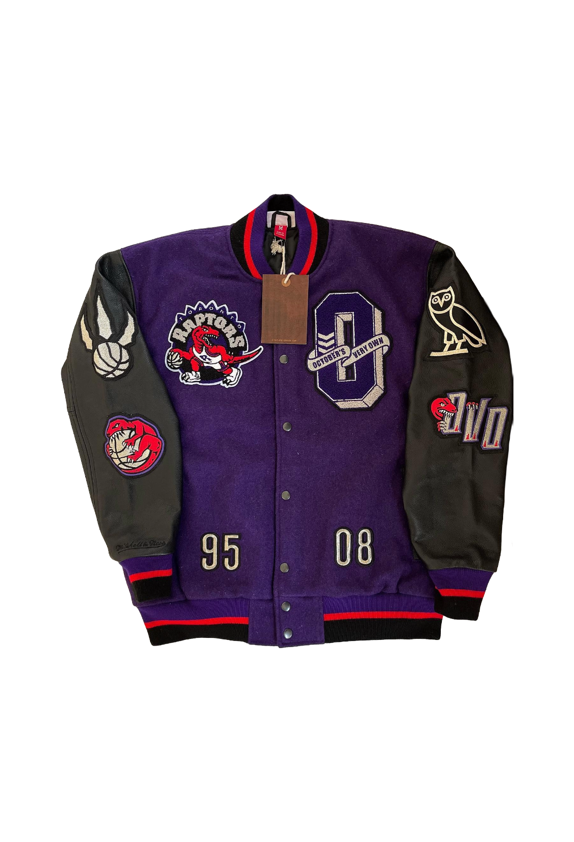 OVO x NBA Raptors x Mitchell & Ness Varsity Jacket 2022 - Purple