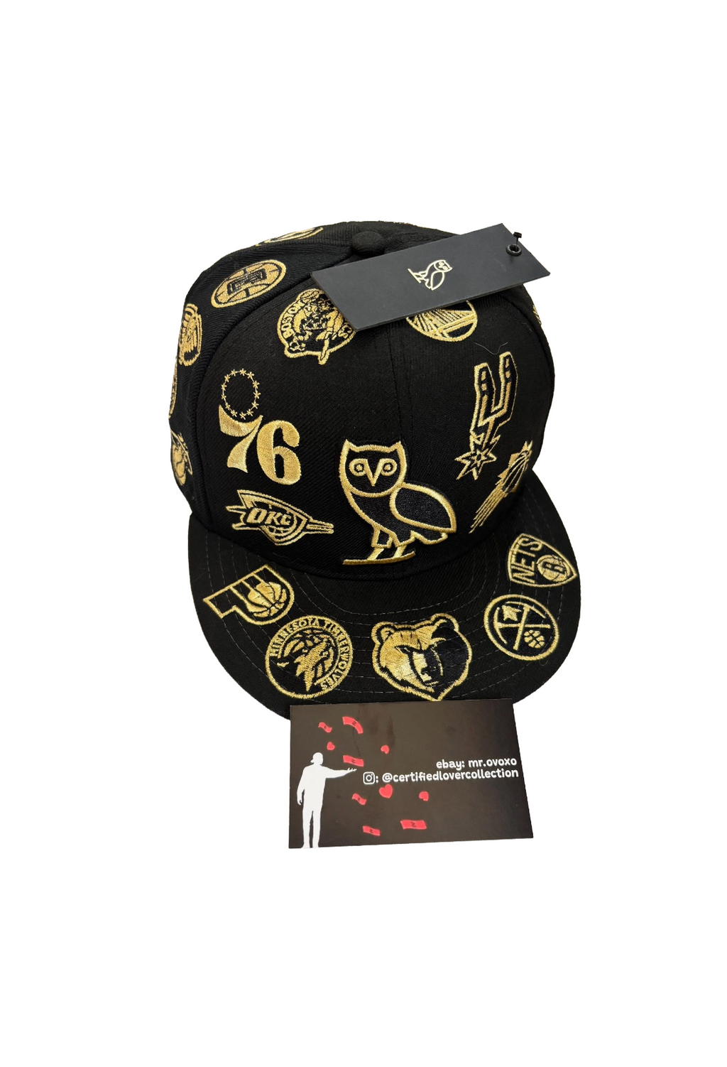 OVO X NBA Team Icons 59Fifty Fitted Hat