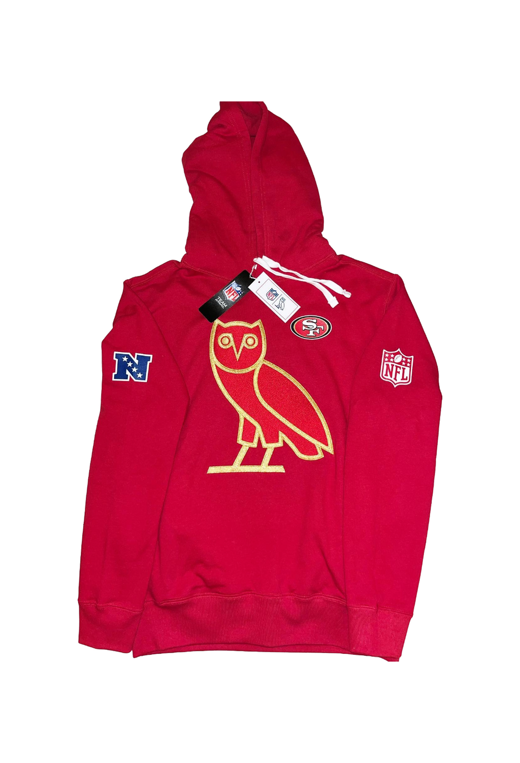 OVO x San Francisco NFL 49ers OG Owl Hoodie - Red