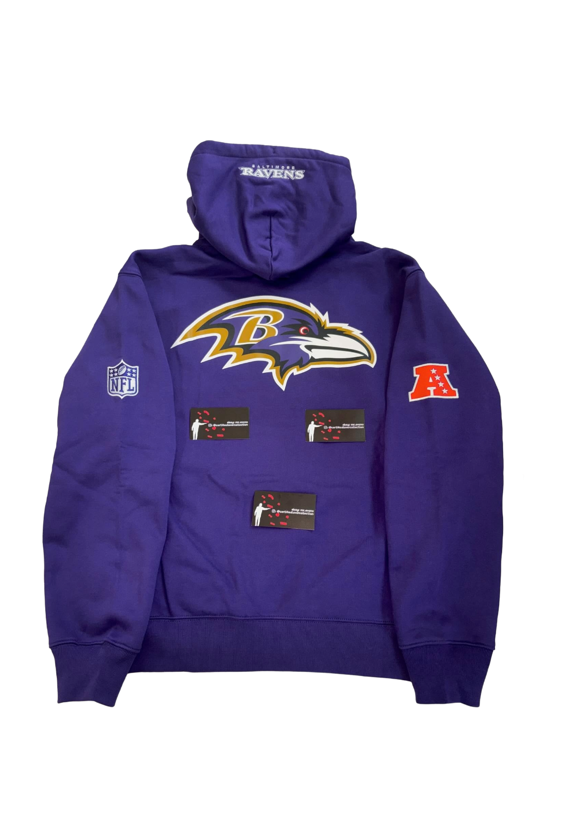 OVO x NFL Baltimore Ravens Hoodie - Purple