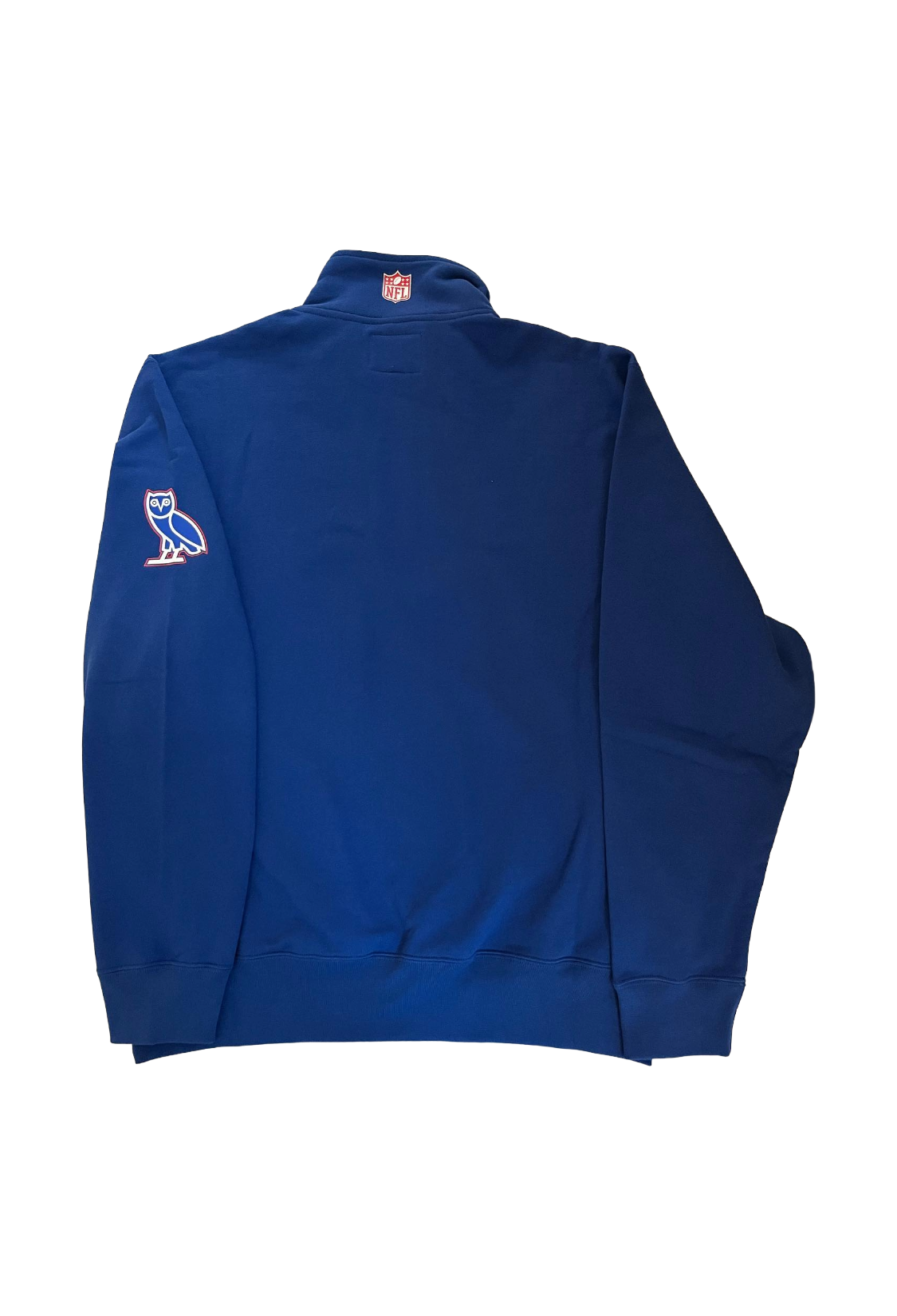 OVO x NFL Buffalo Bills Quarter Zip Sweatshirt - Blue