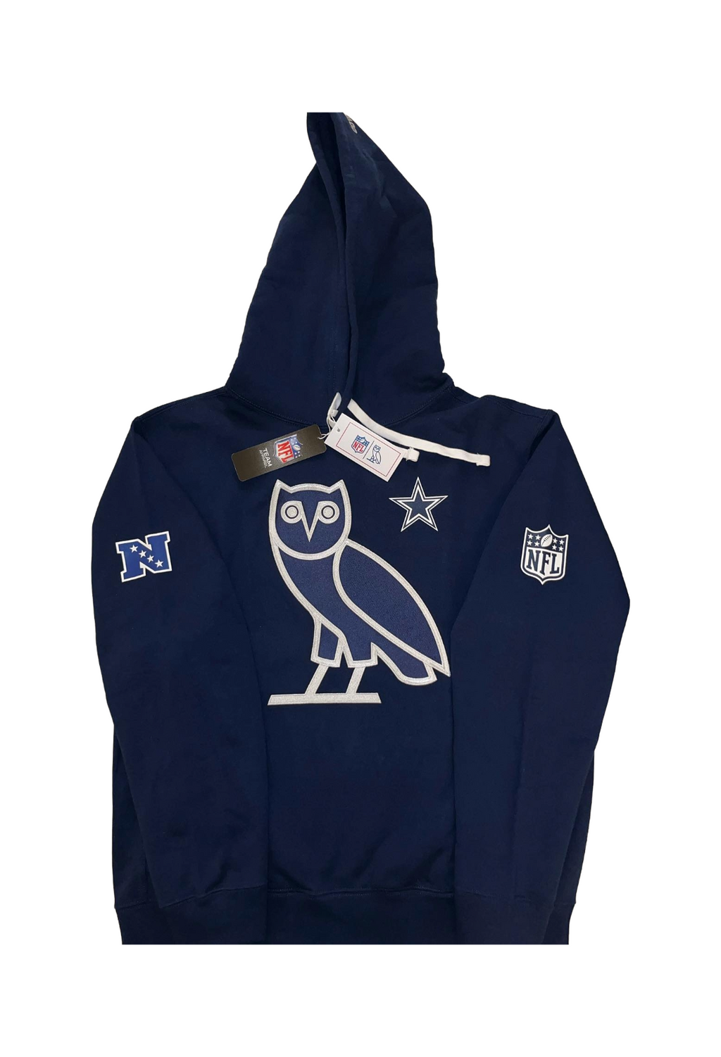 OVO x NFL Dallas Cowboys OG Owl Hoodie - Navy