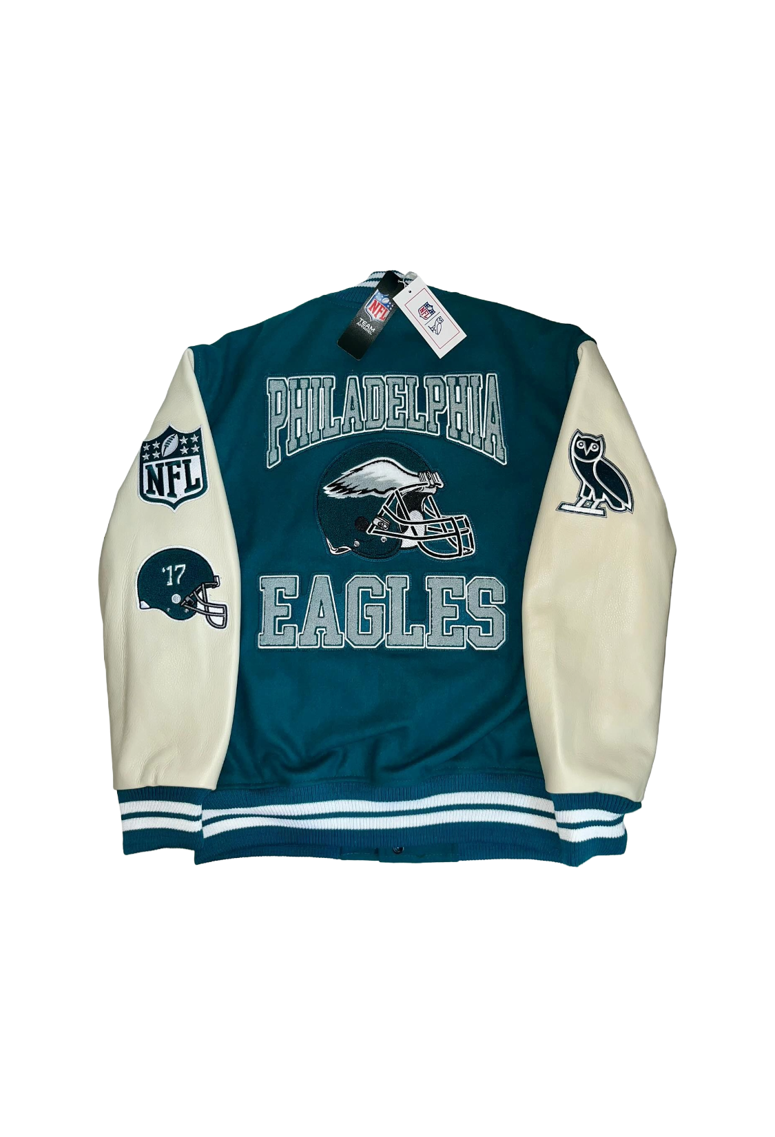 OVO x NFL Philadelphia Eagles Varsity Jacket - Green