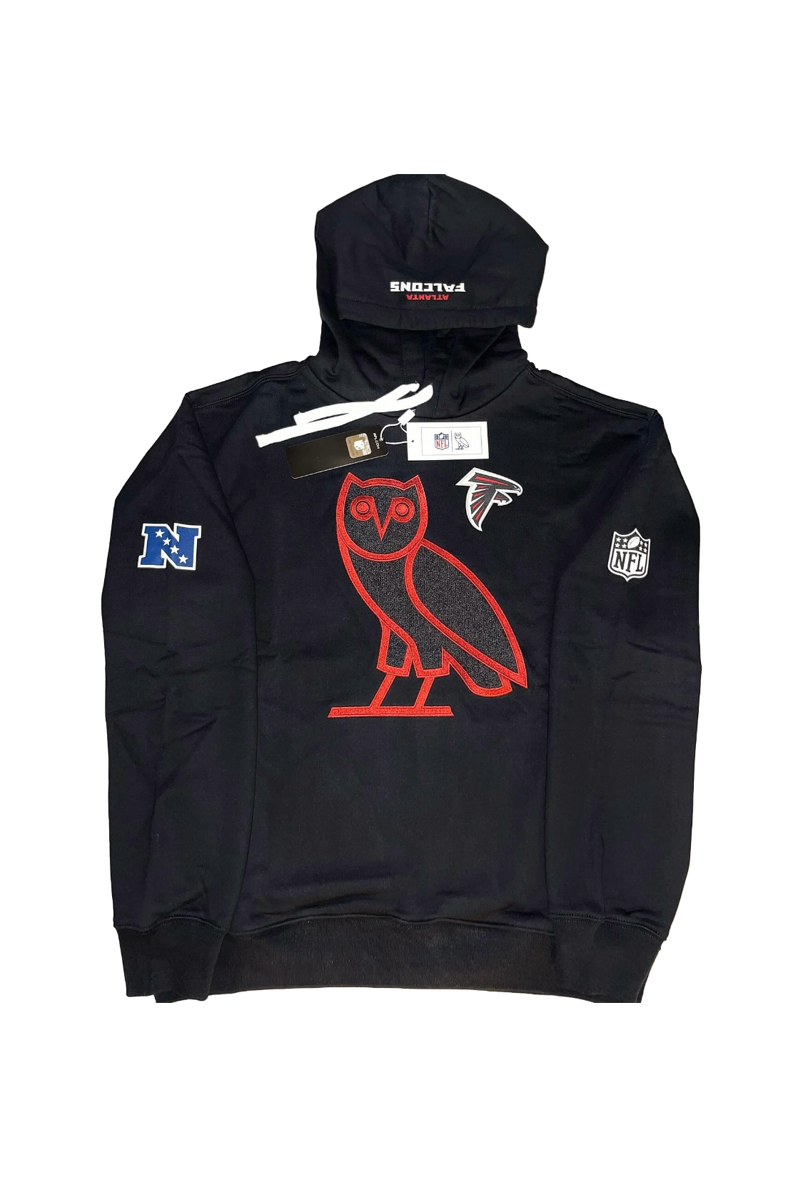 OVO x NFL Atlanta Falcons OG Owl Hoodie - Black