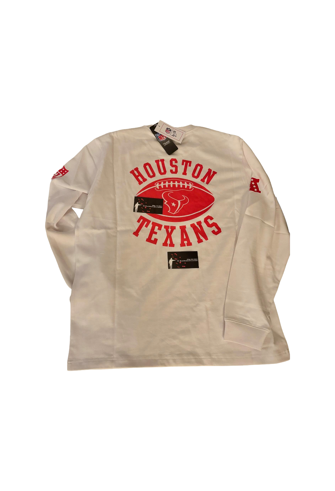 OVO x NFL Houston Texans Long Sleeve Jersey - White