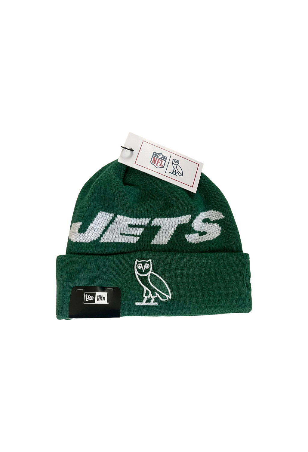 OVO X NFL New York Jets Knit Hat Beanie