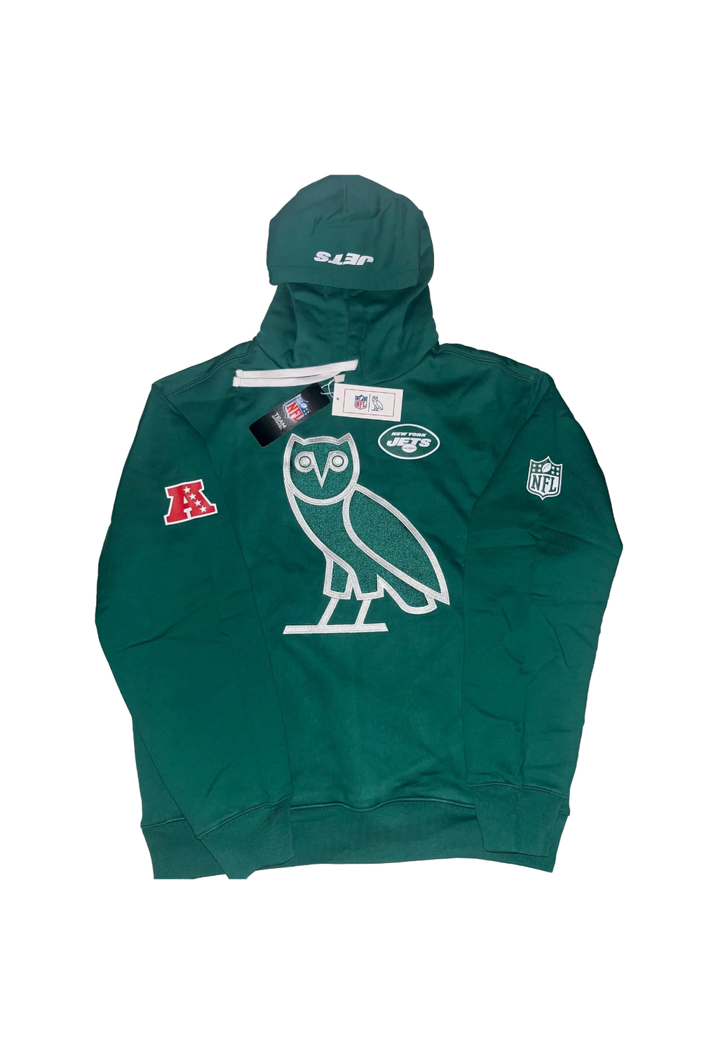 OVO x NFL New York Jets OG Owl Hoodie - Green
