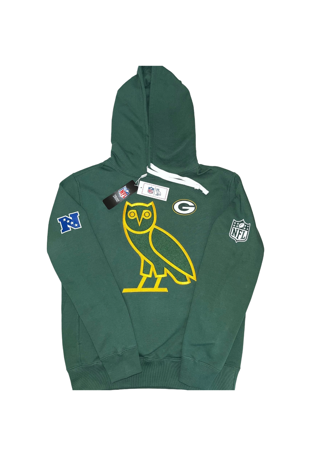 OVO x NFL Green Bay Packers OG Owl Hoodie - Green