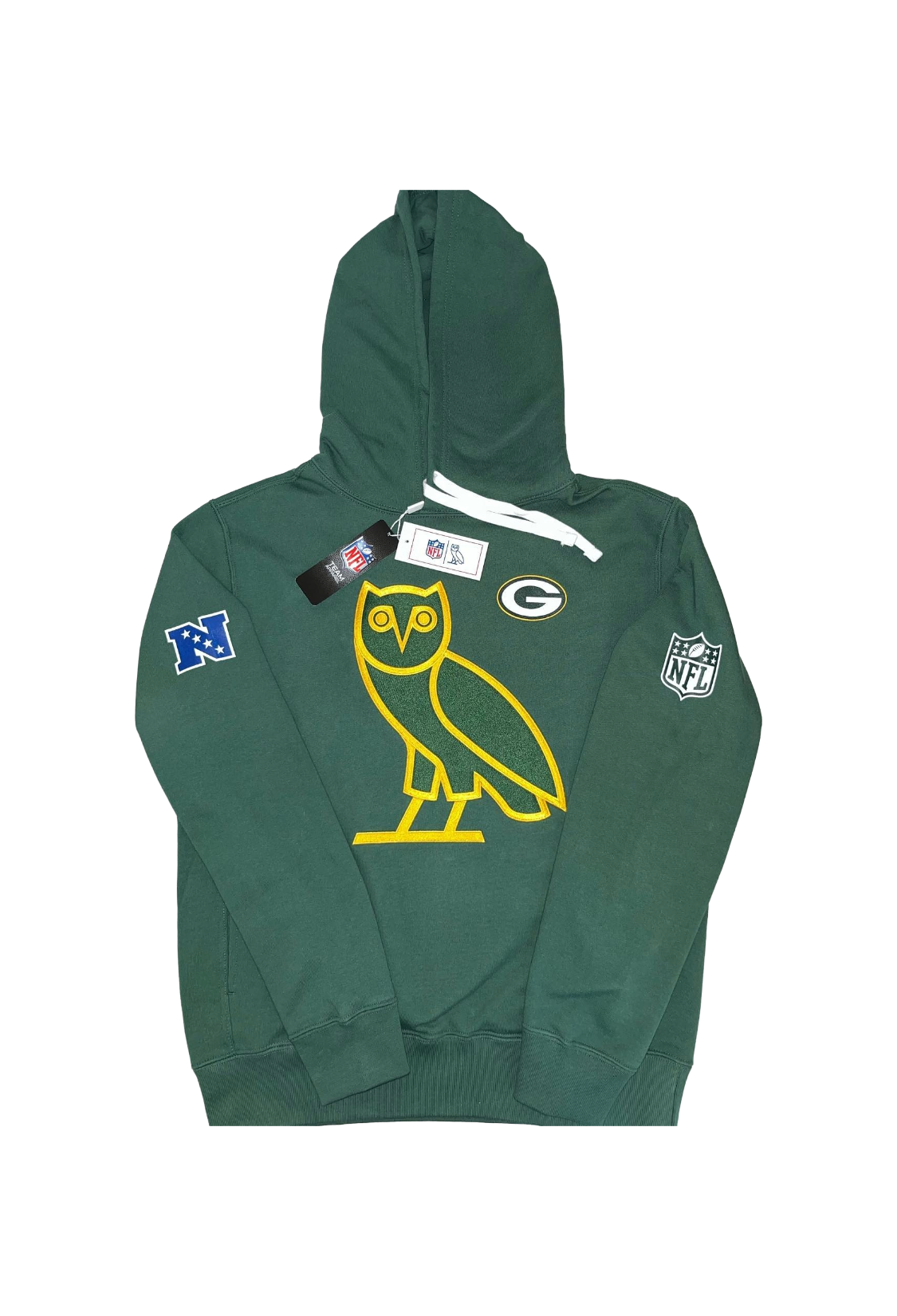 OVO x NFL Green Bay Packers OG Owl Hoodie - Green