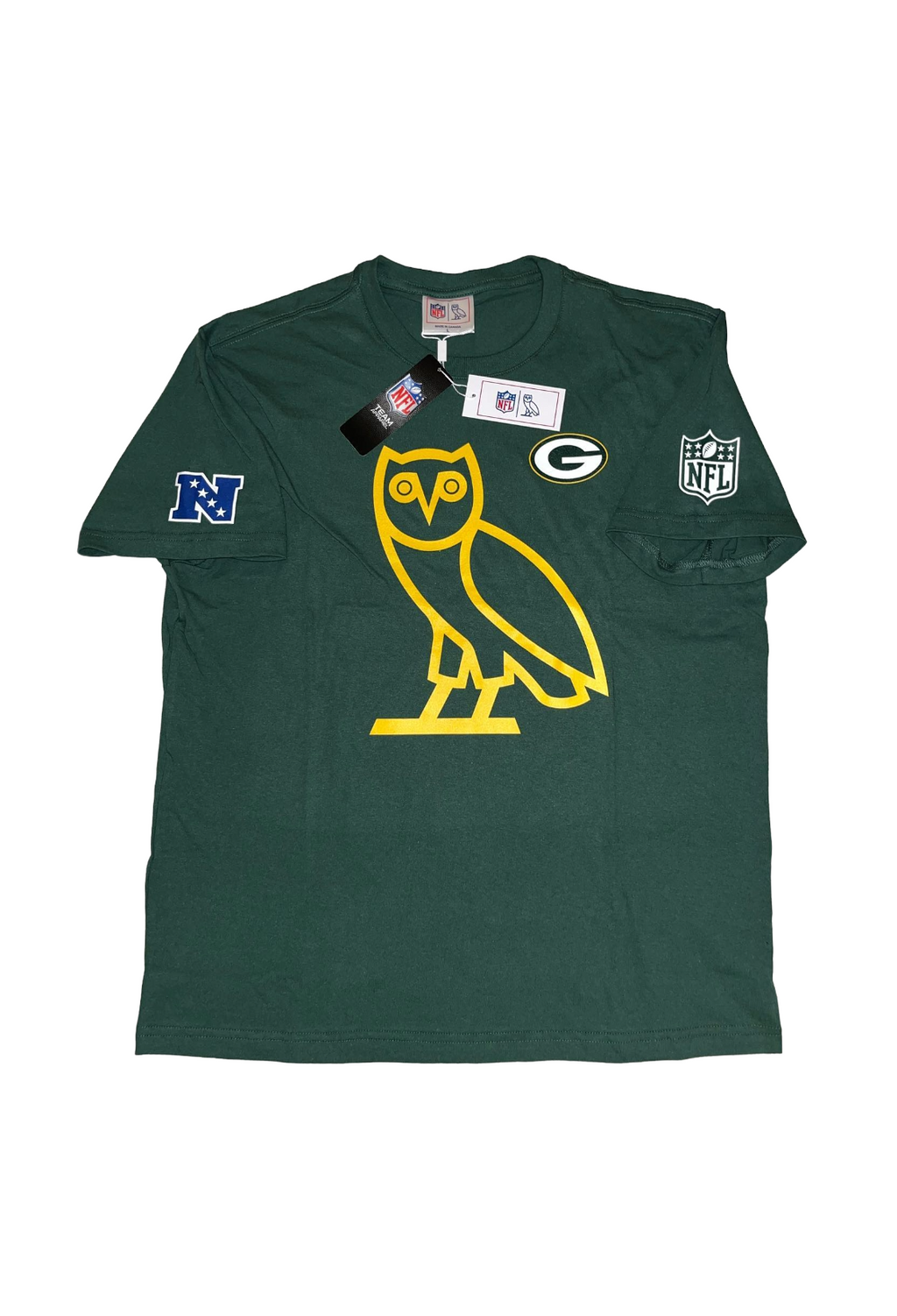 OVO x NFL Green Bay Packers OG Owl Tee - Green