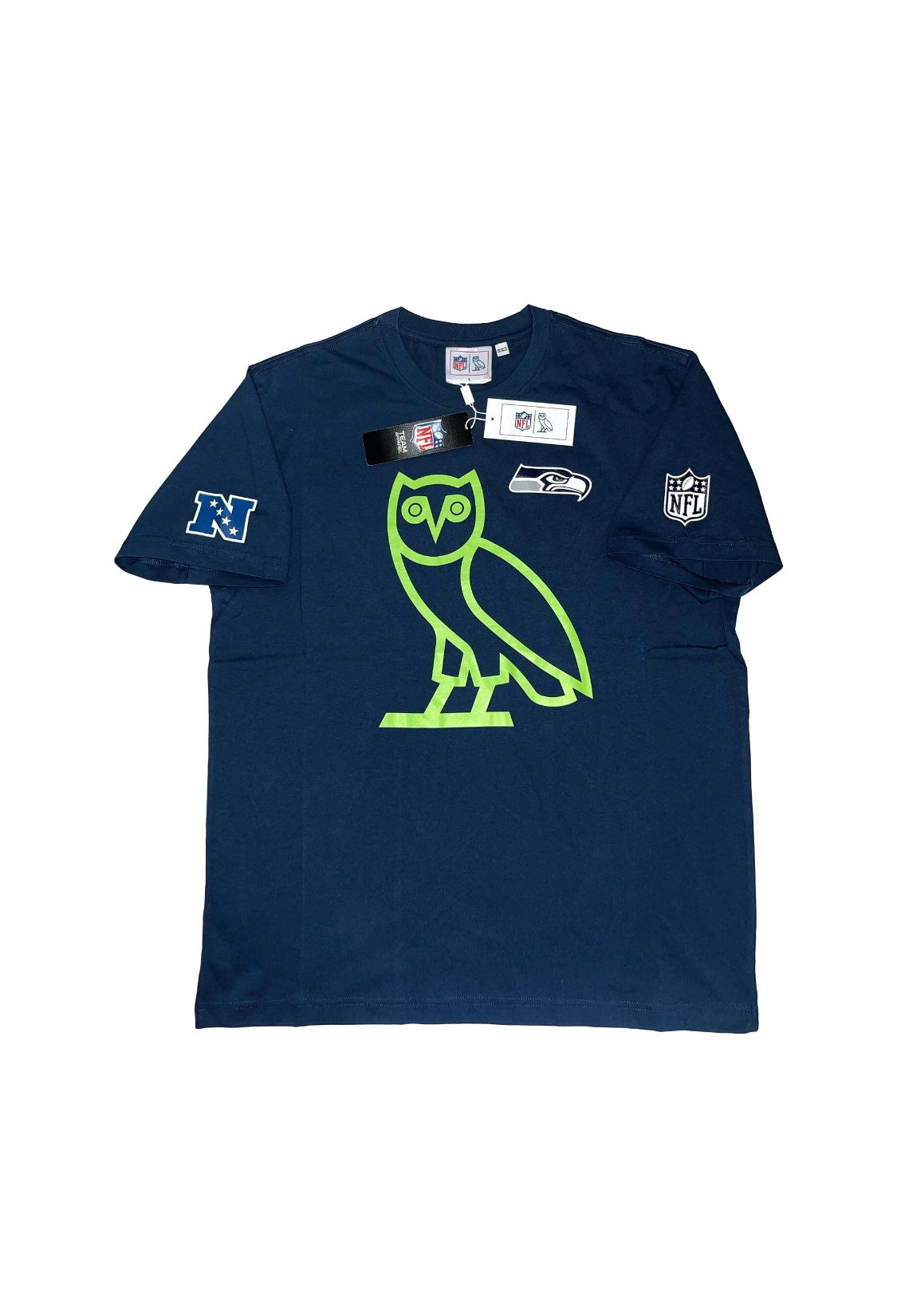 OVO x NFL Seattle Seahawks Tee - Navy