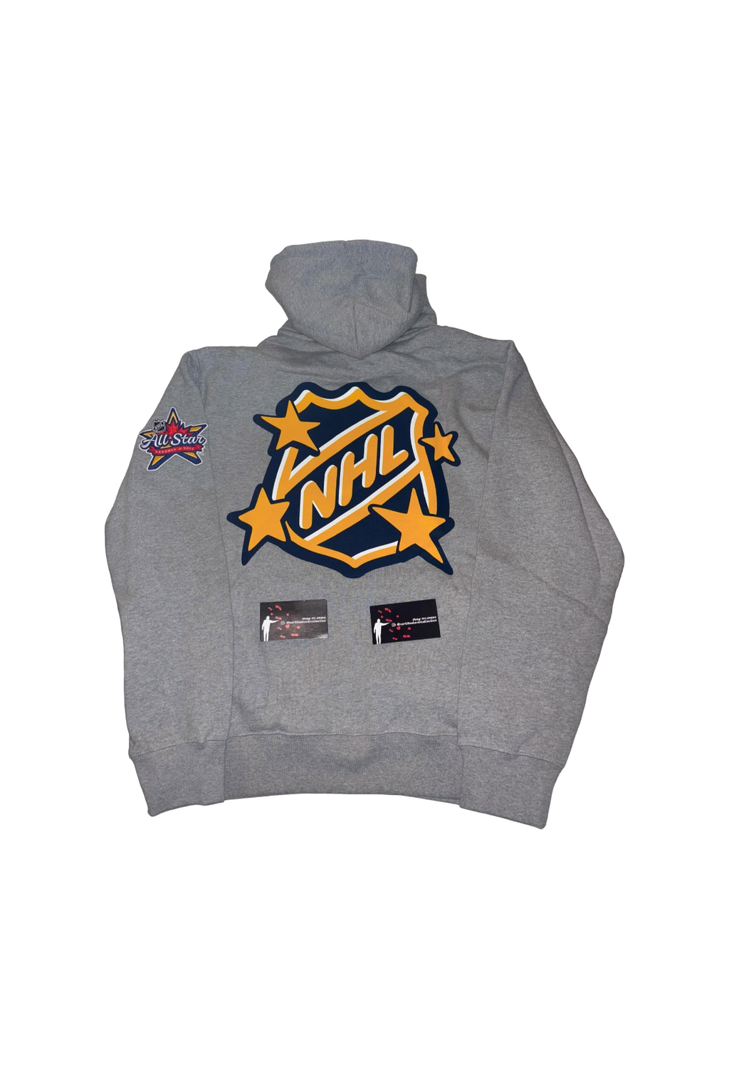 OVO x NHL All Stars 2024 OG Owl Hoodie - Grey