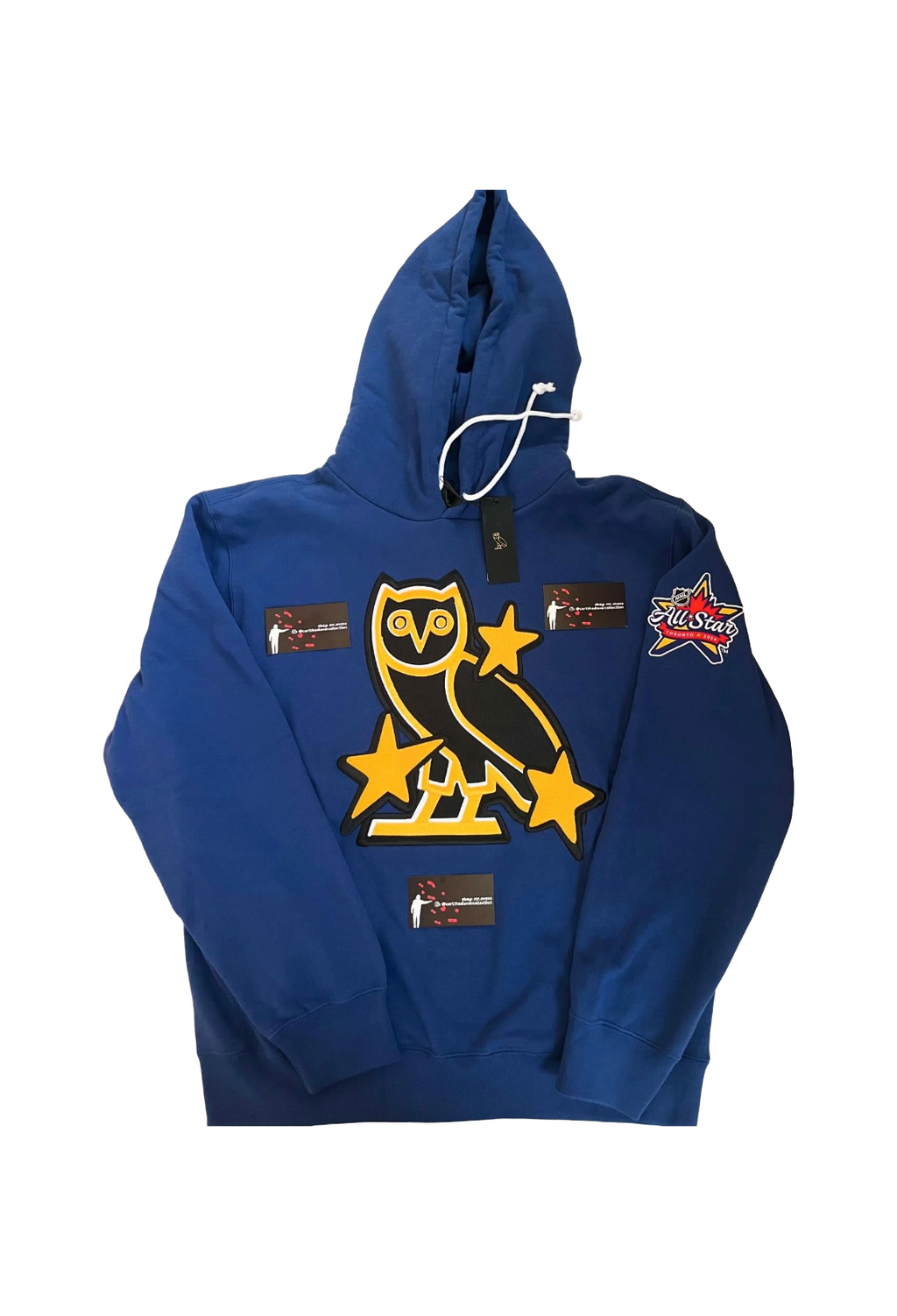 OVO x NHL All Stars 2024 OG Owl Hoodie - Blue