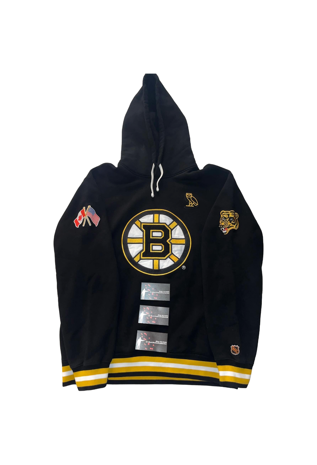 OVO x NHL Boston Bruins Original Six Hoodie - Black