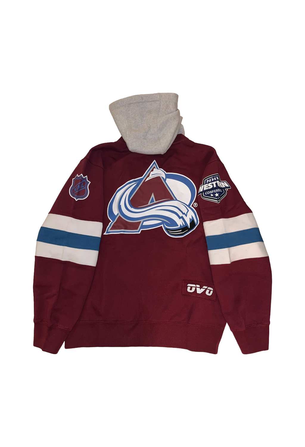 OVO x NHL Colorado Avalanche Hoodie - Burgundy