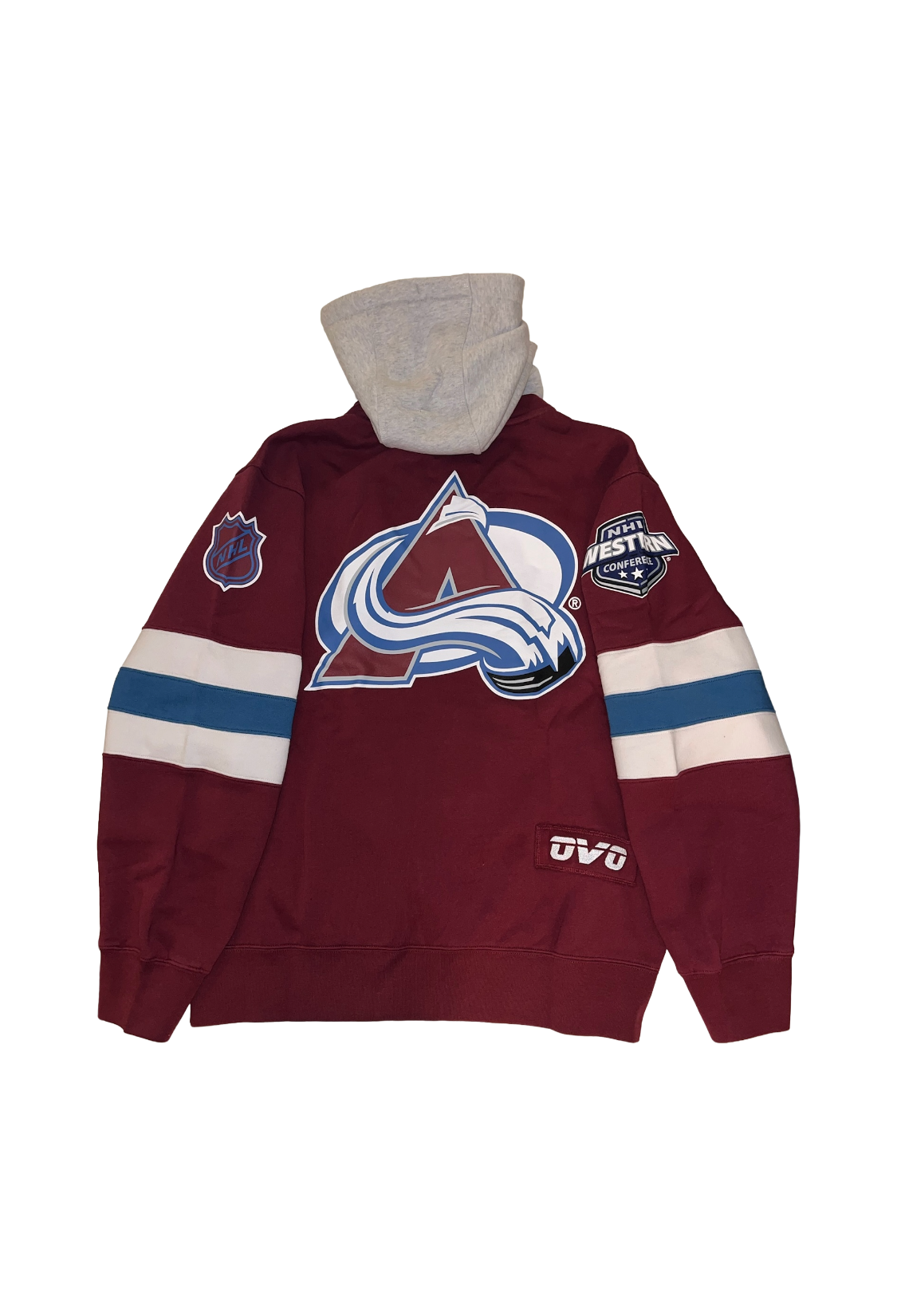 OVO x NHL Colorado Avalanche Hoodie - Burgundy