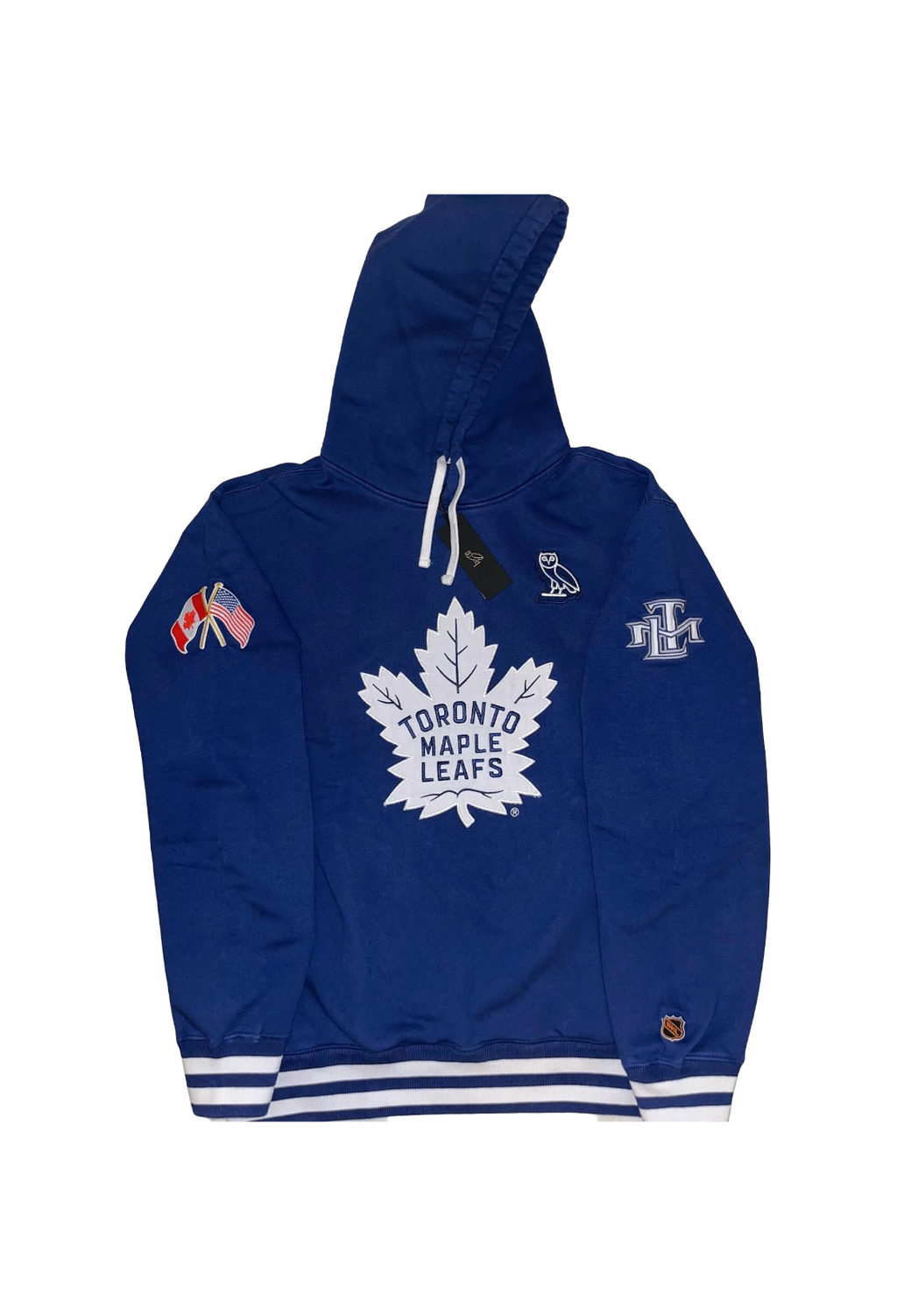 OVO x NHL Toronto Maple Leafs The Original 6ix Hoodie  - Blue